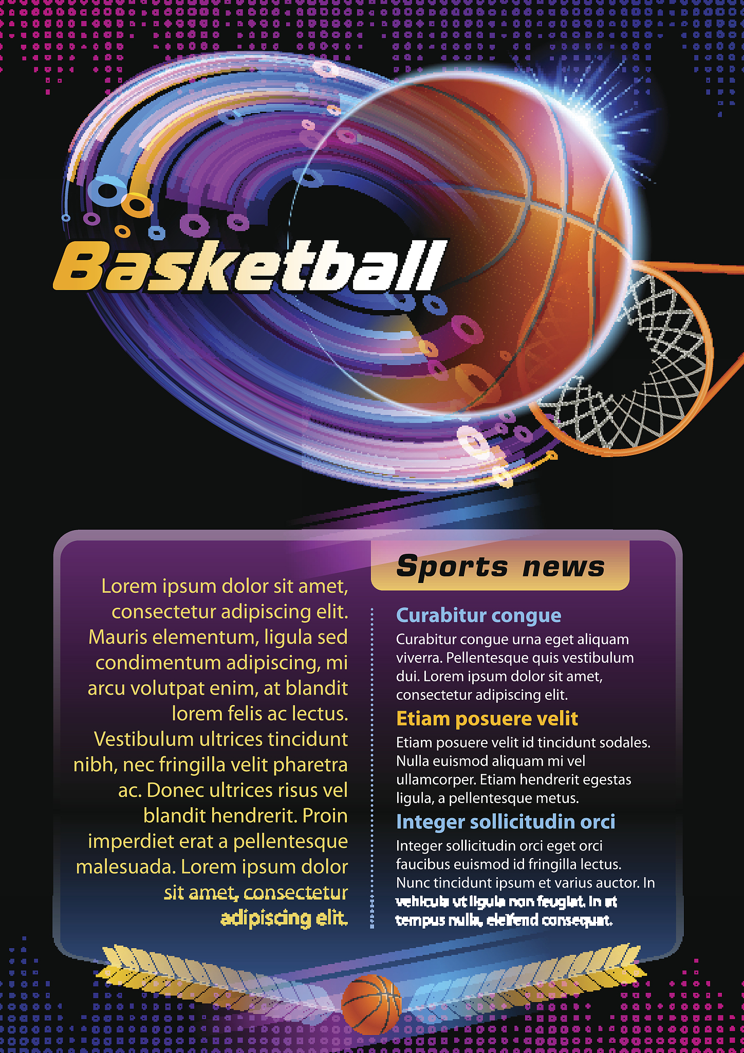 作文要求：talk about your favourite sport——basketball 120字