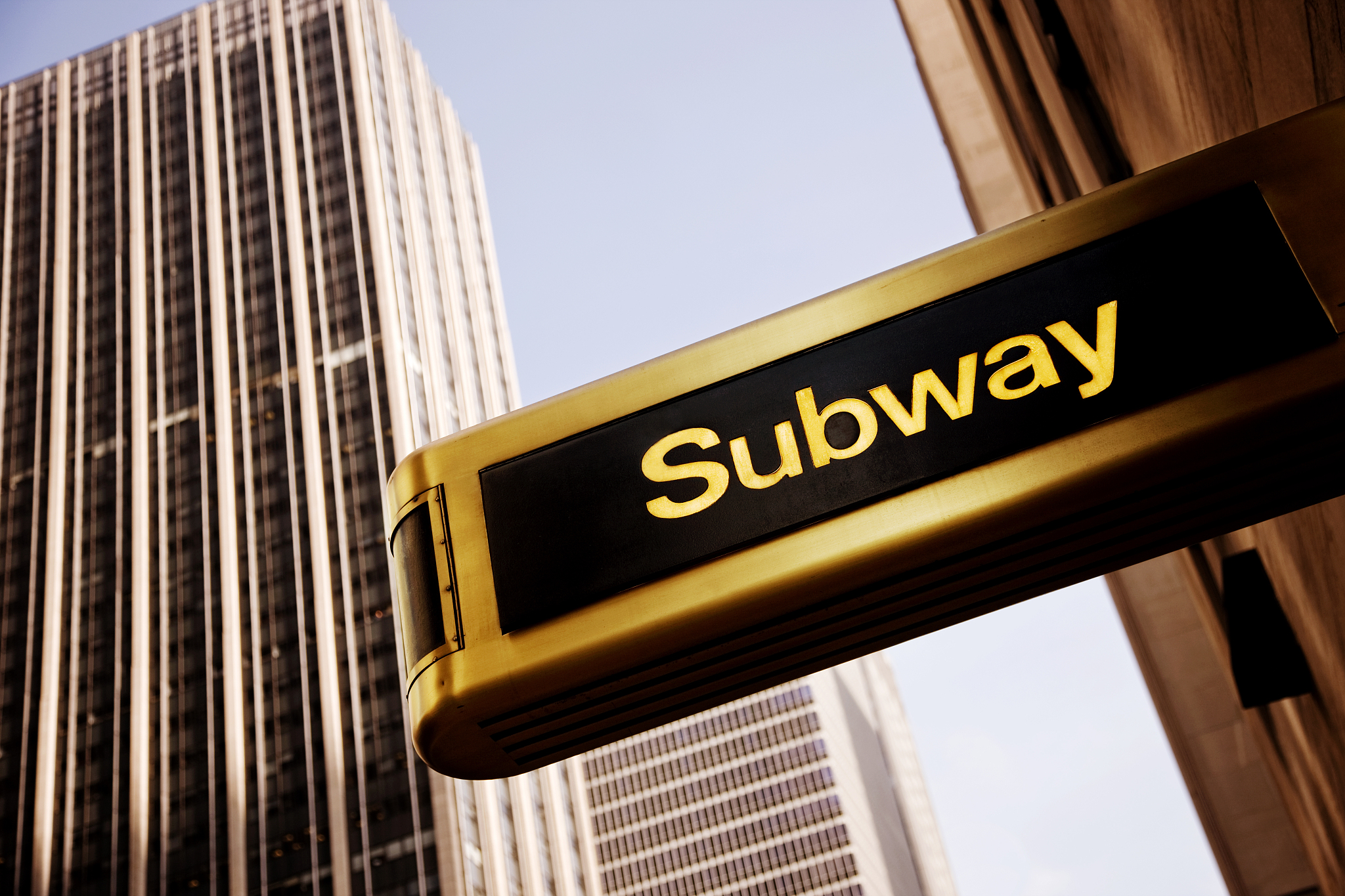 subway sign in new york city