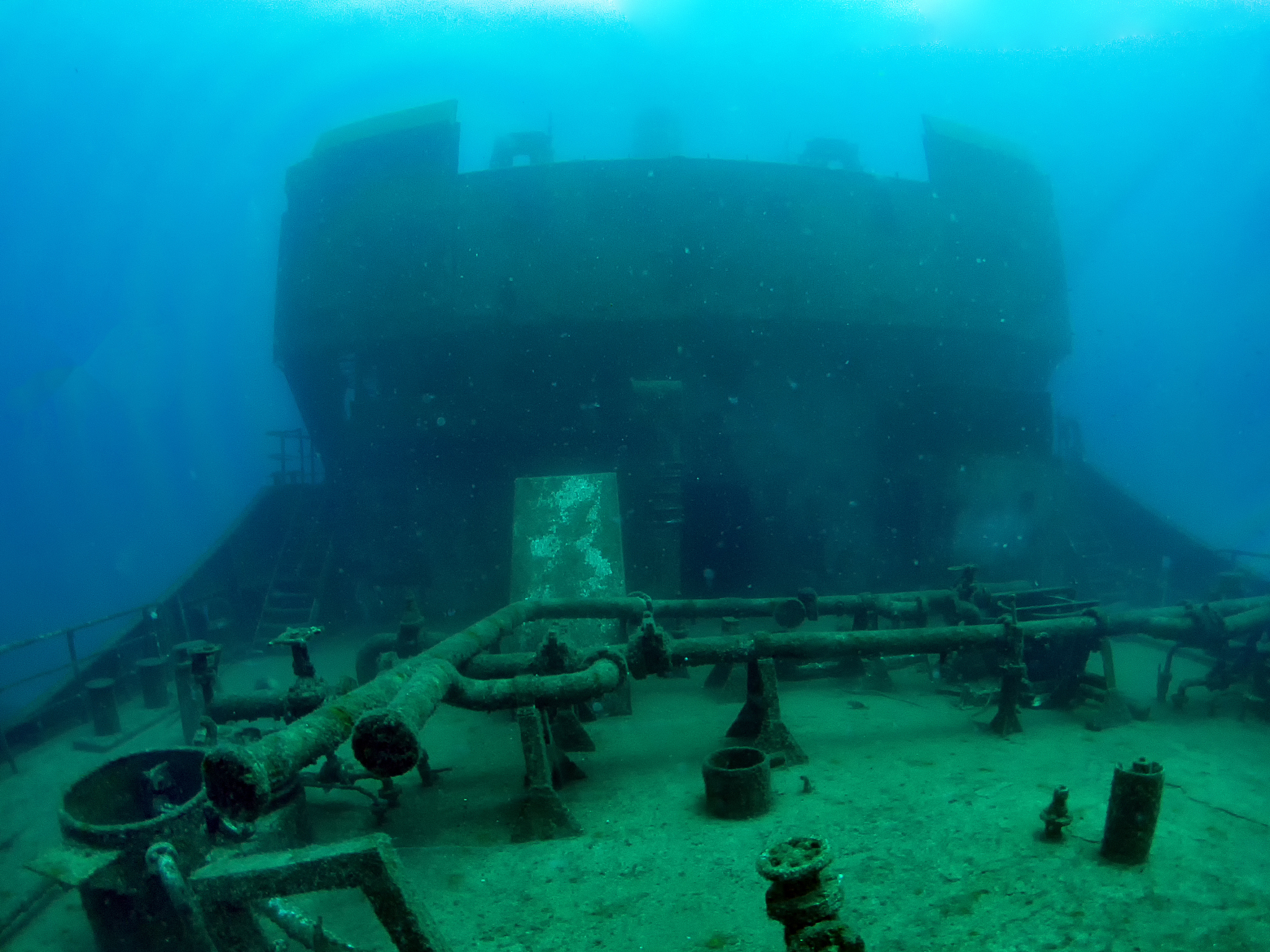 the wreck of the libyan tanker um el faroud in malta