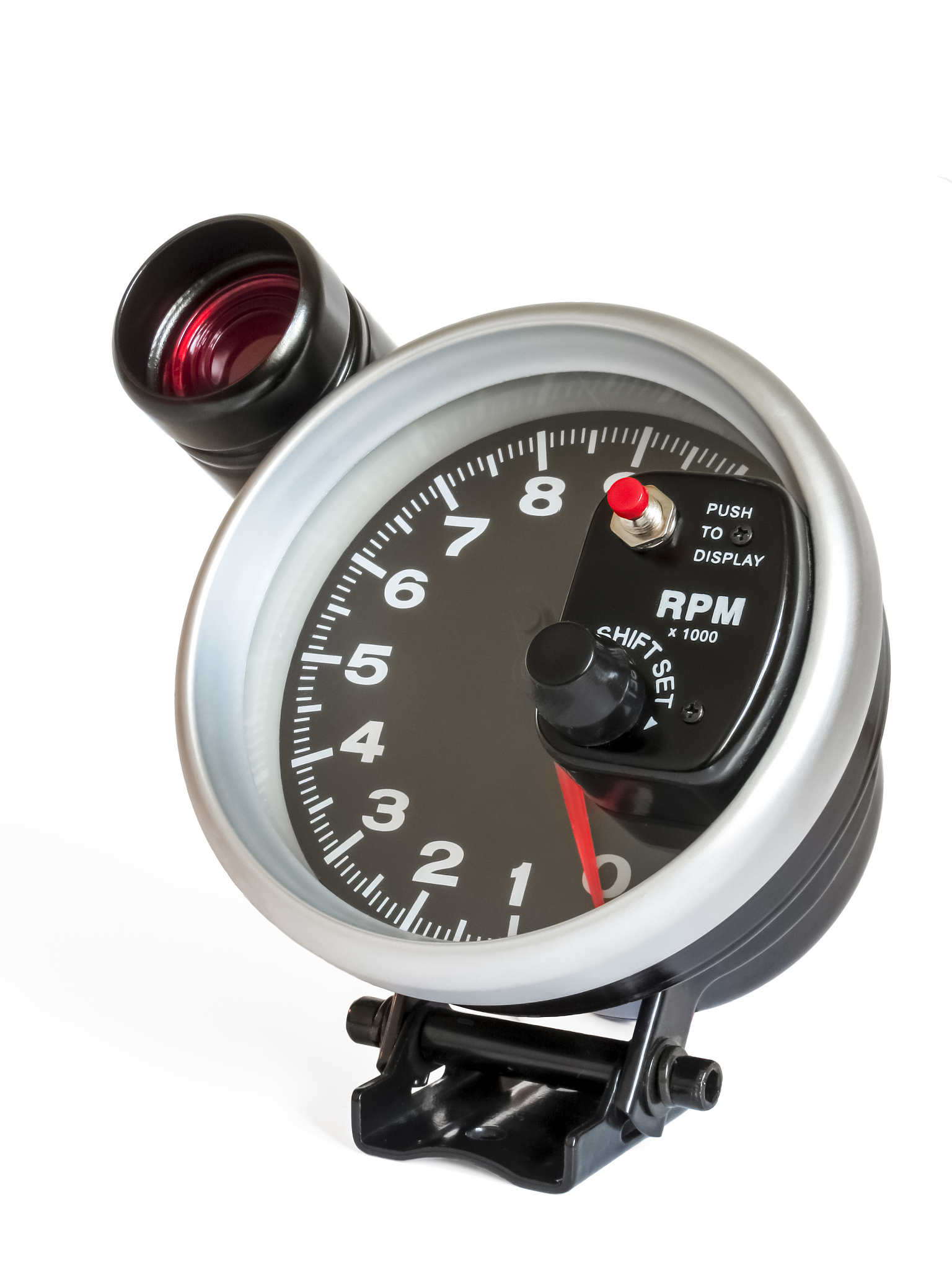 external tachometer with flash.