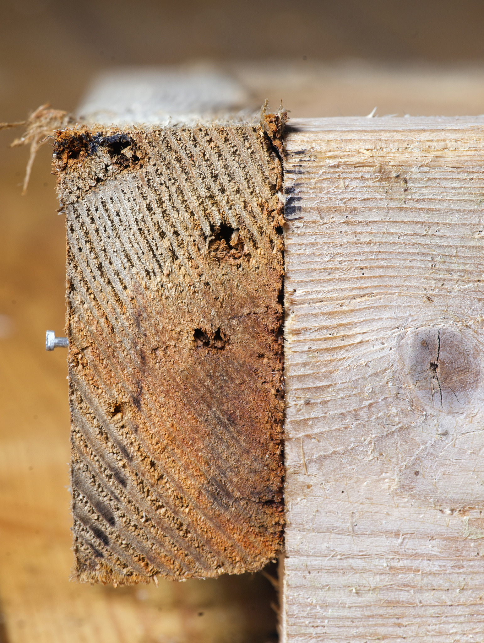 wooden corner joint