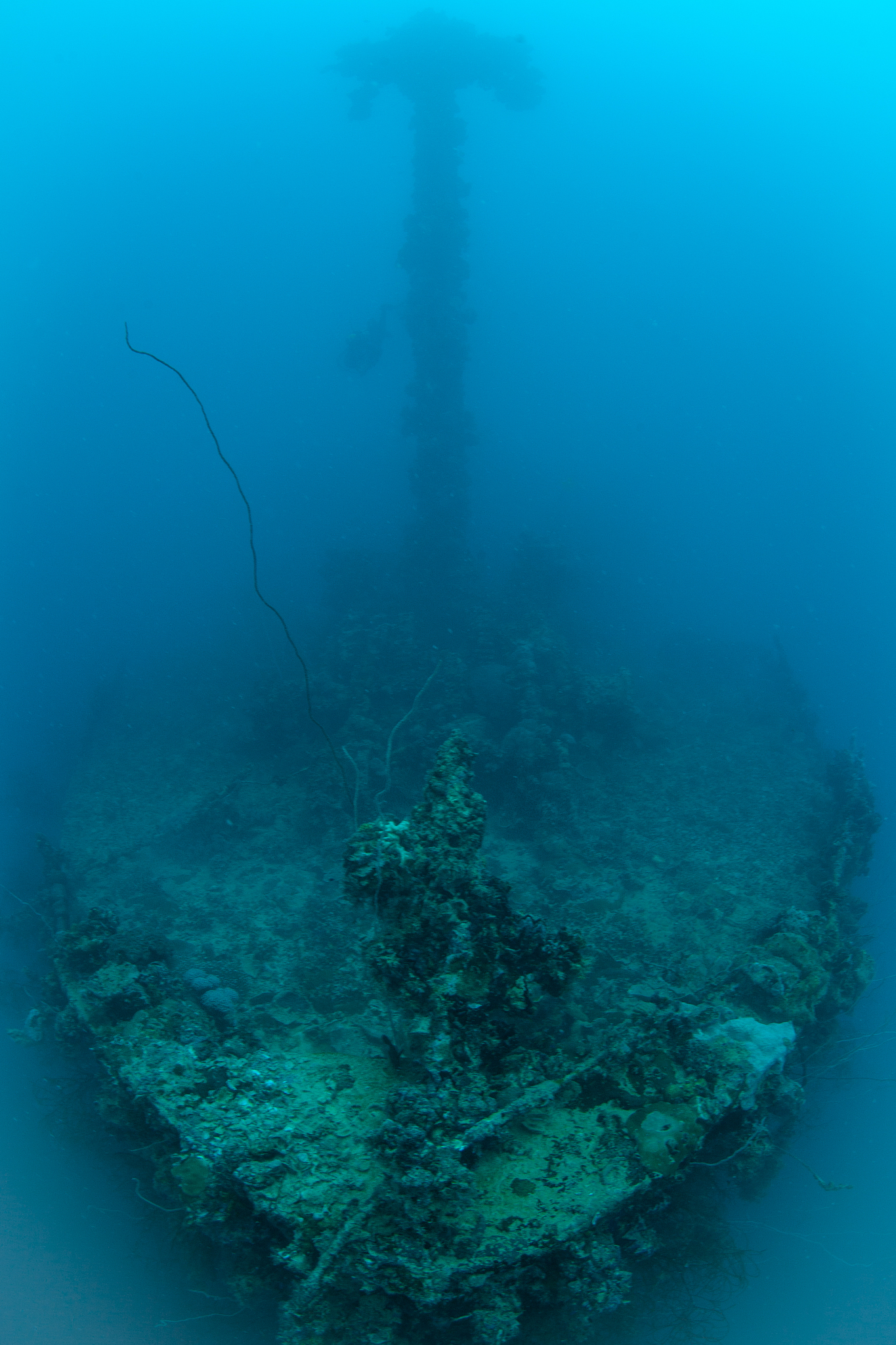 haunting shipwreck in palau