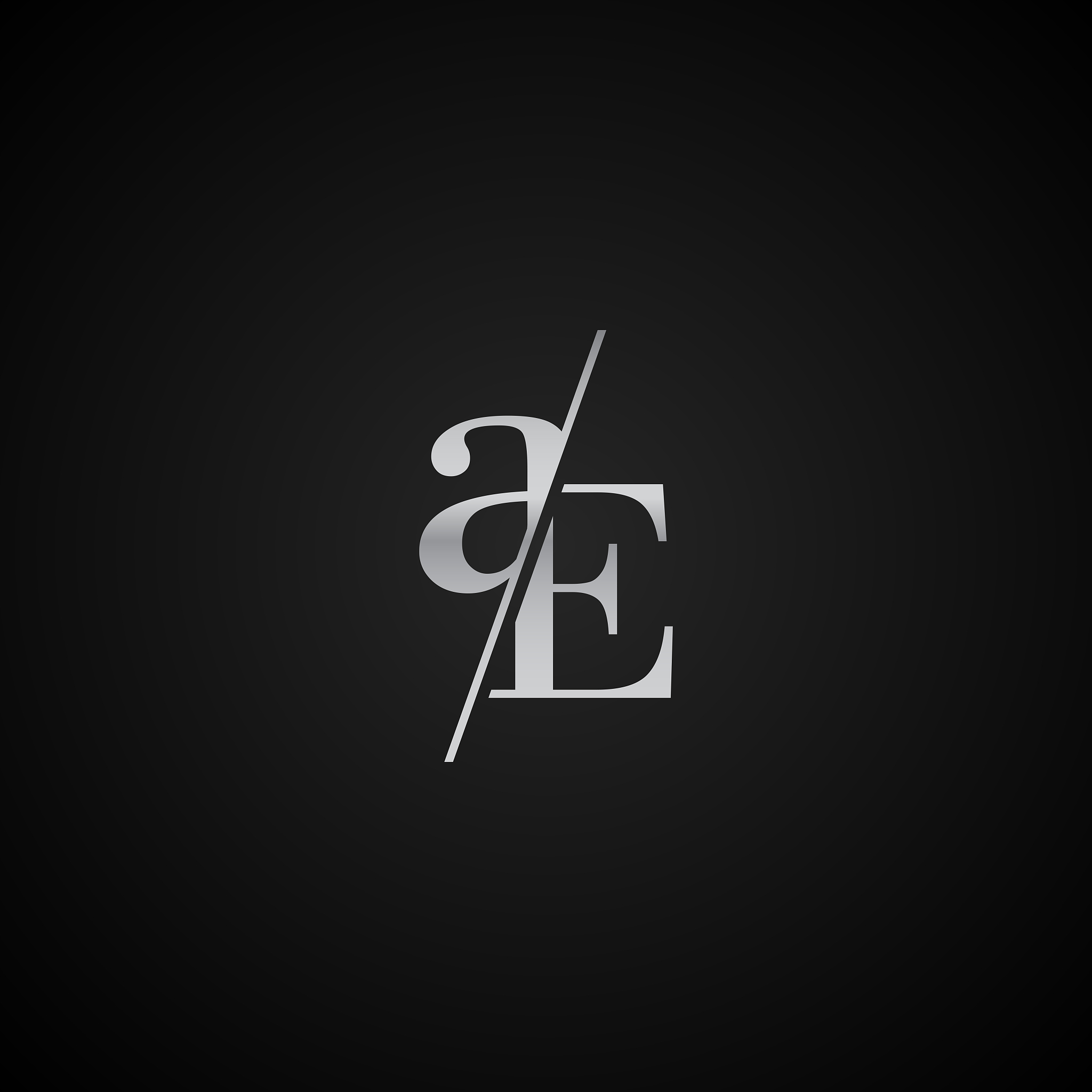 ae initial letter elegant symbol template