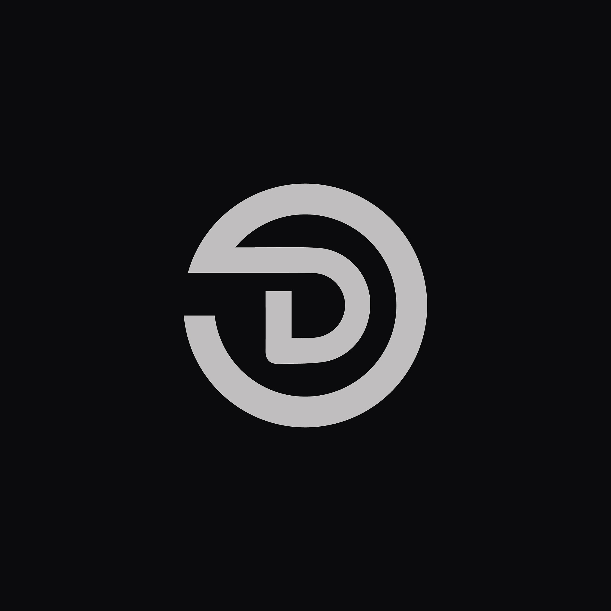 infinite letter d logo