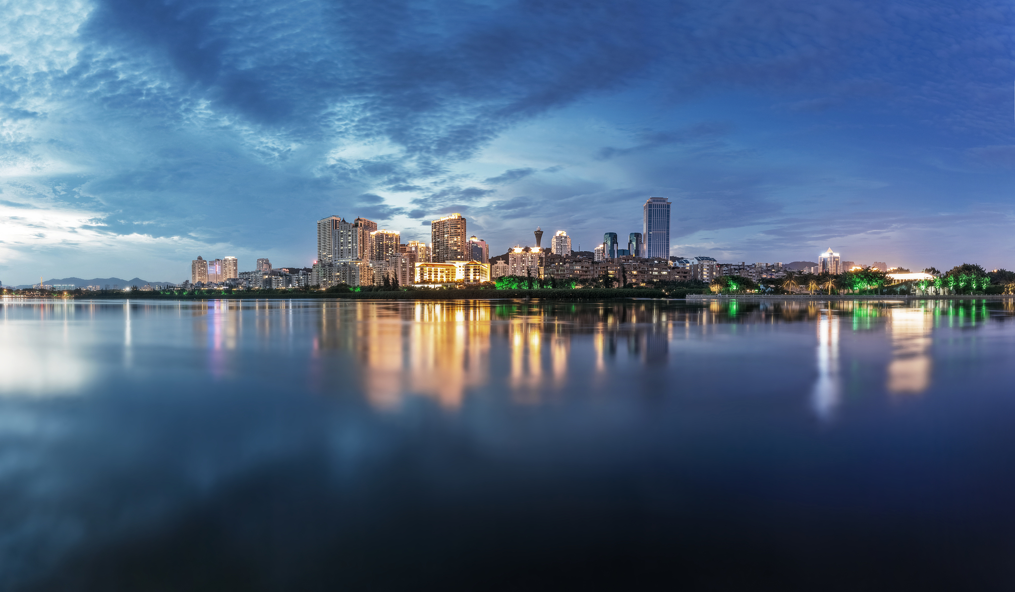 厦门城市风光夜景