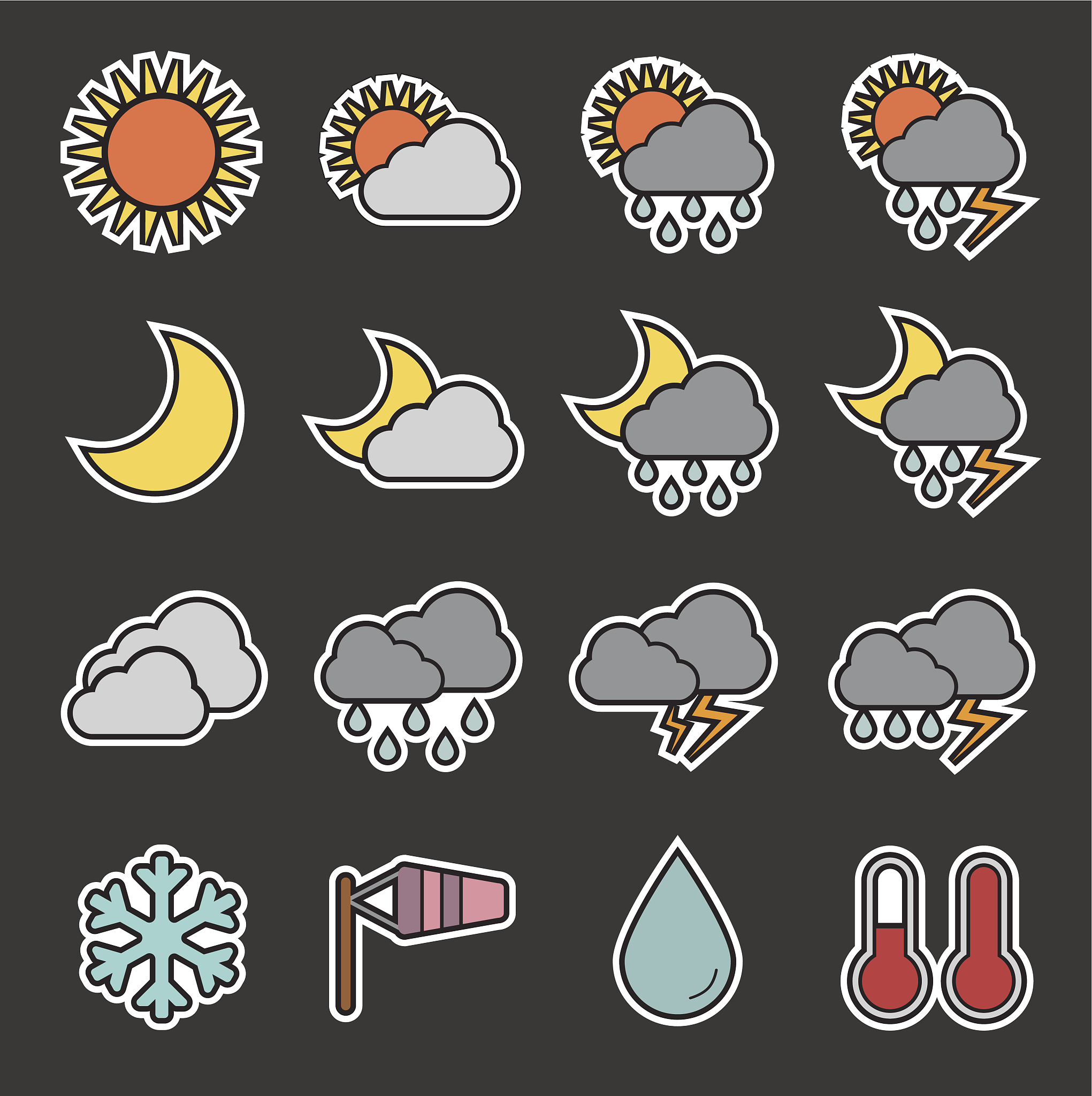 日语各种天气的说法