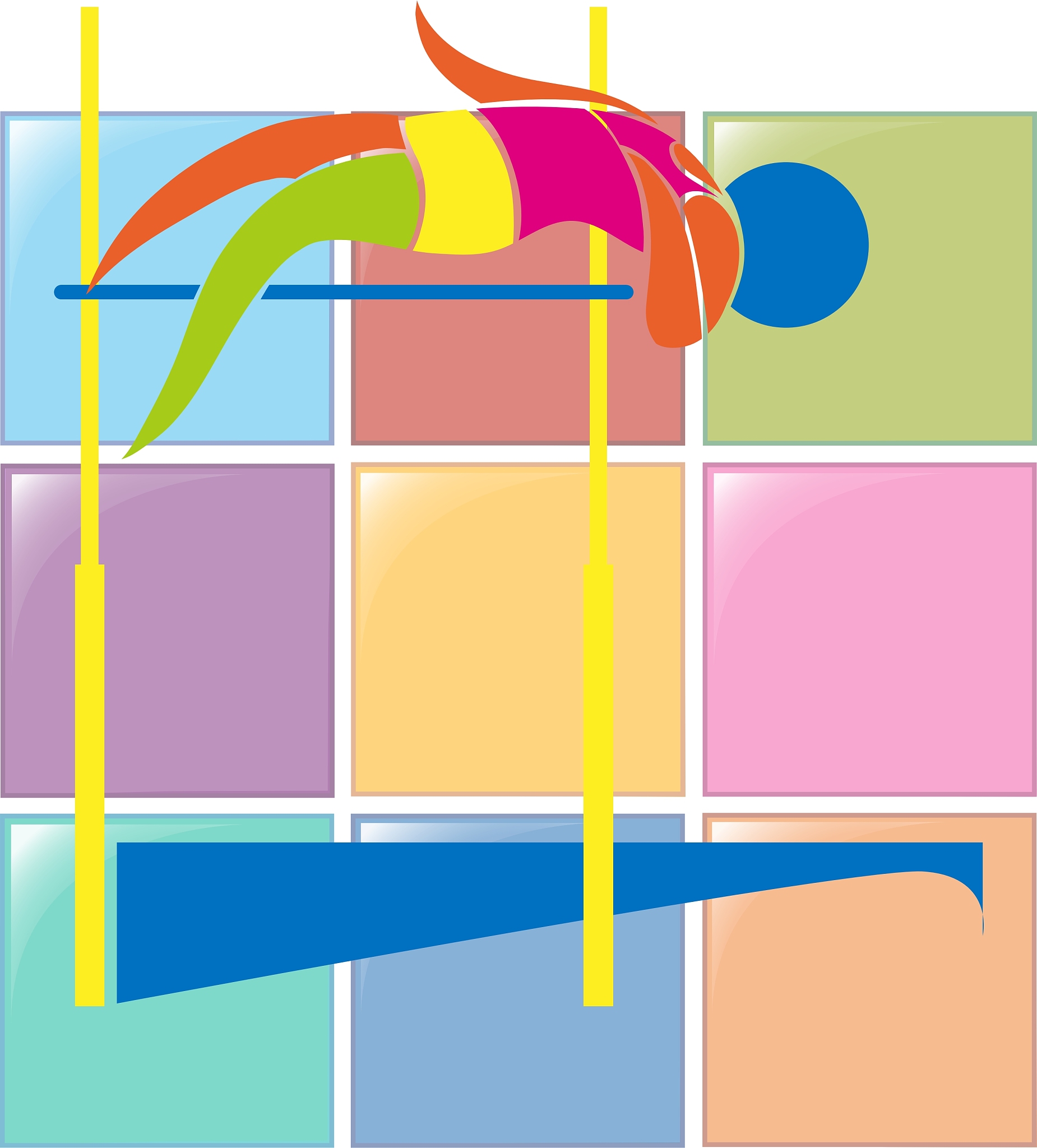 跳高比赛项目的特色加油稿48字