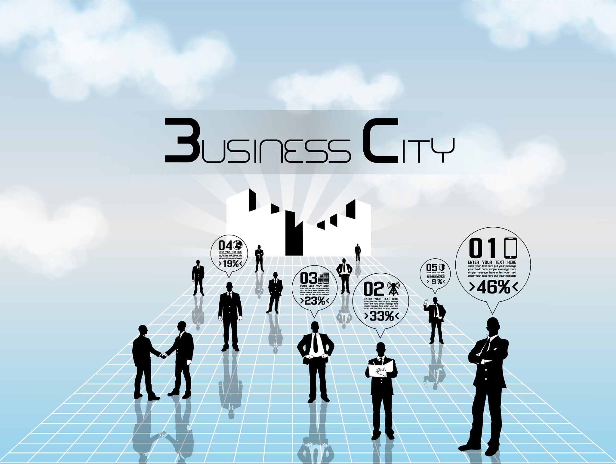 concept businessman city