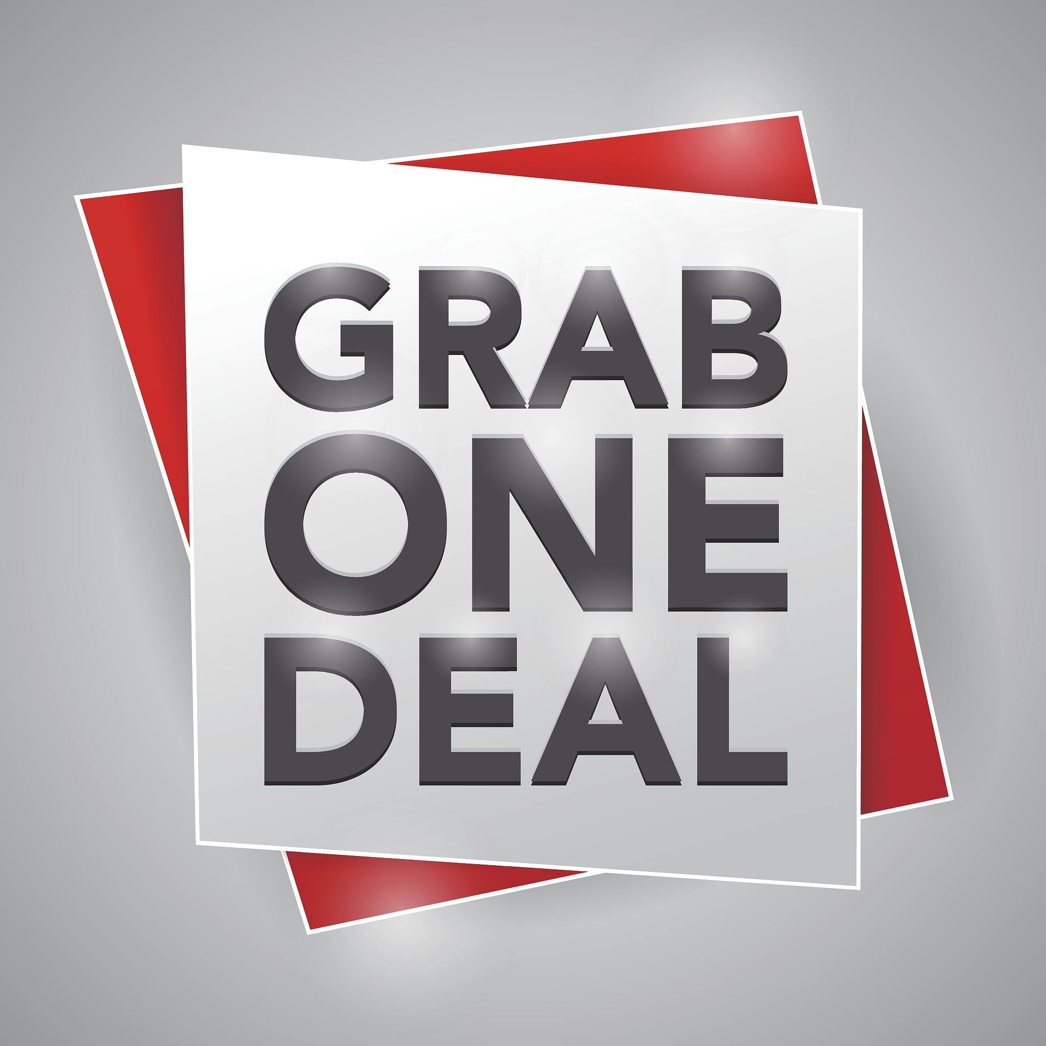 grab one deal, poster design element