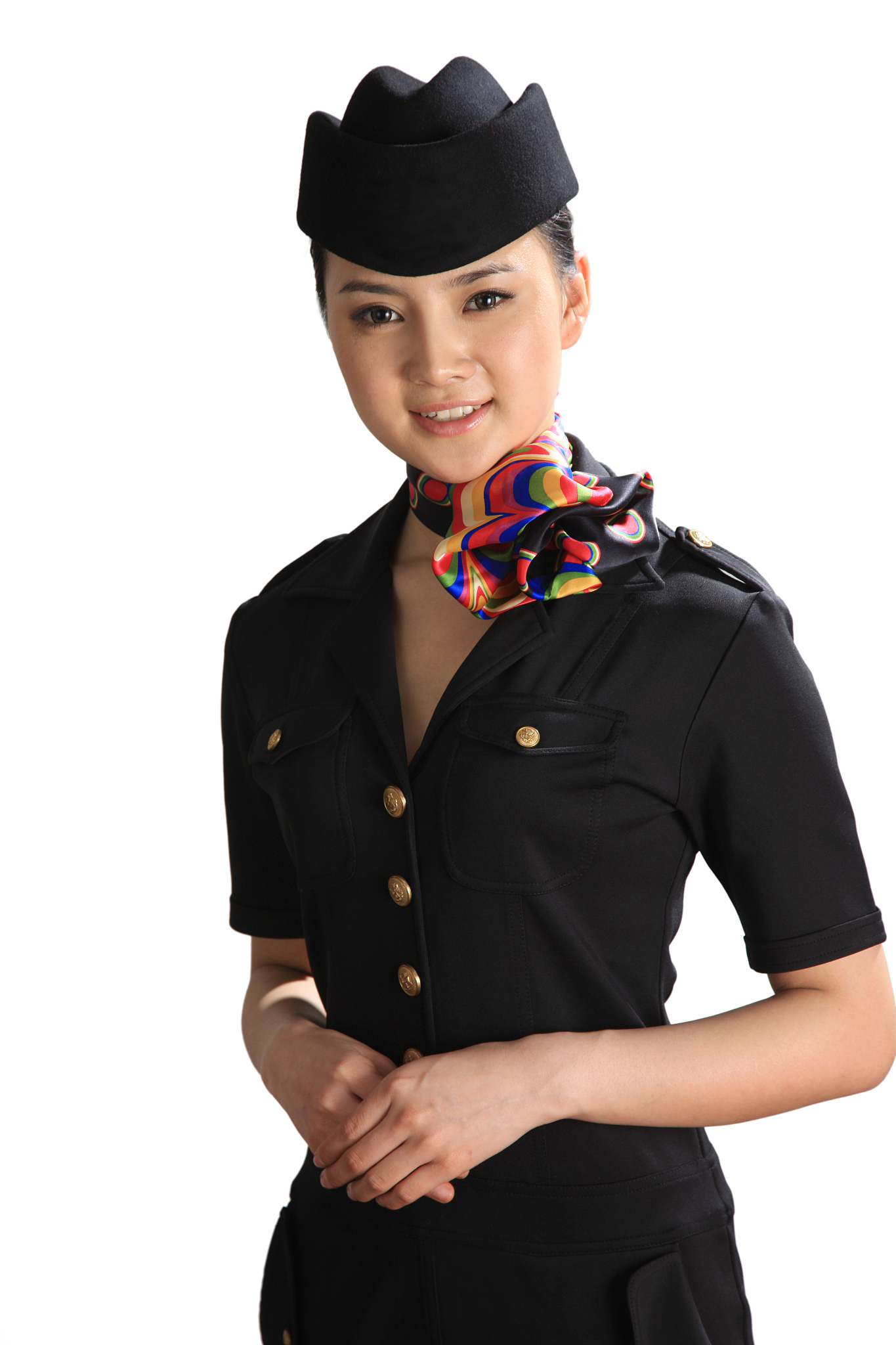 空姐脖子上的丝巾有什么用