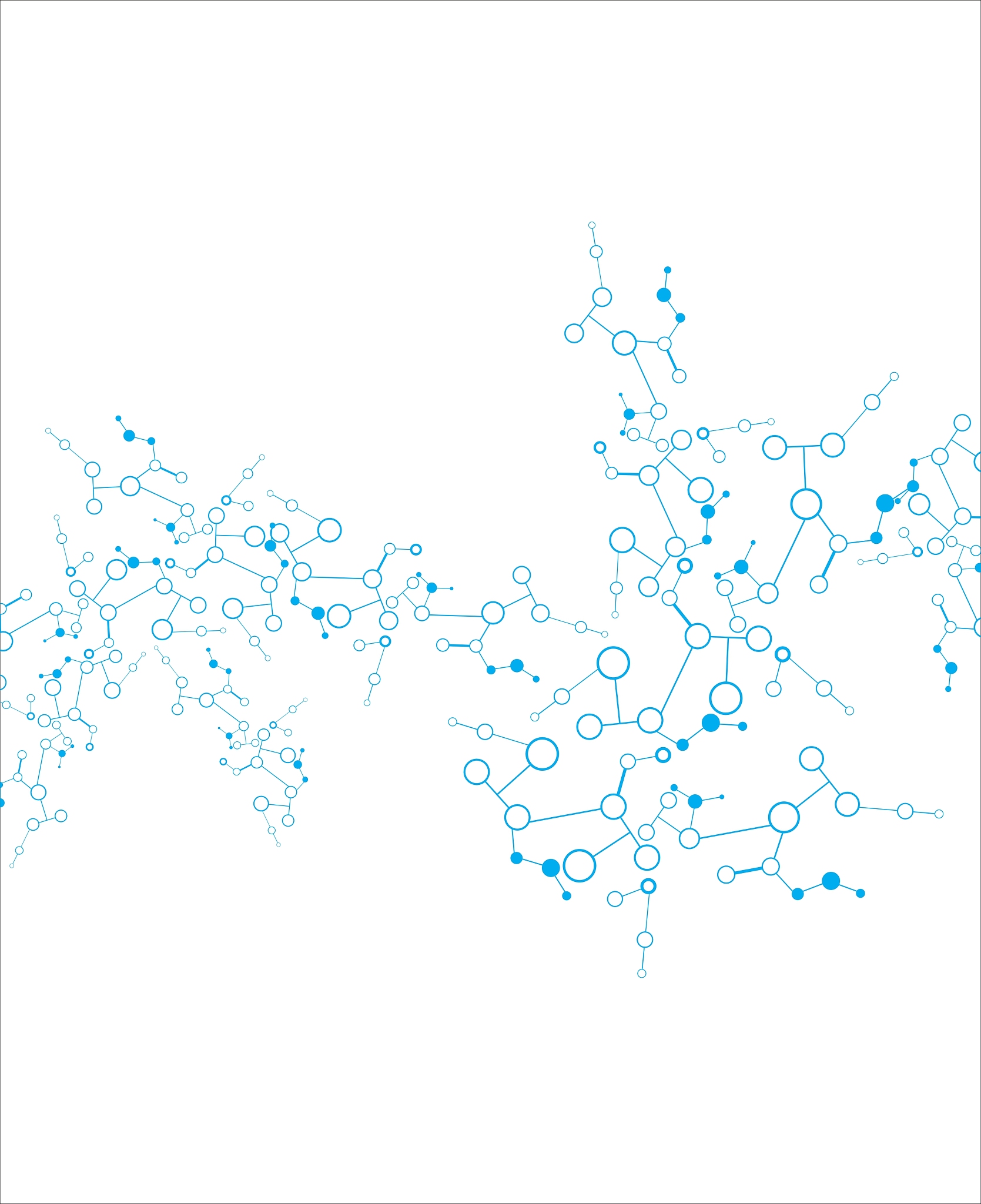 abstract molecular structure background