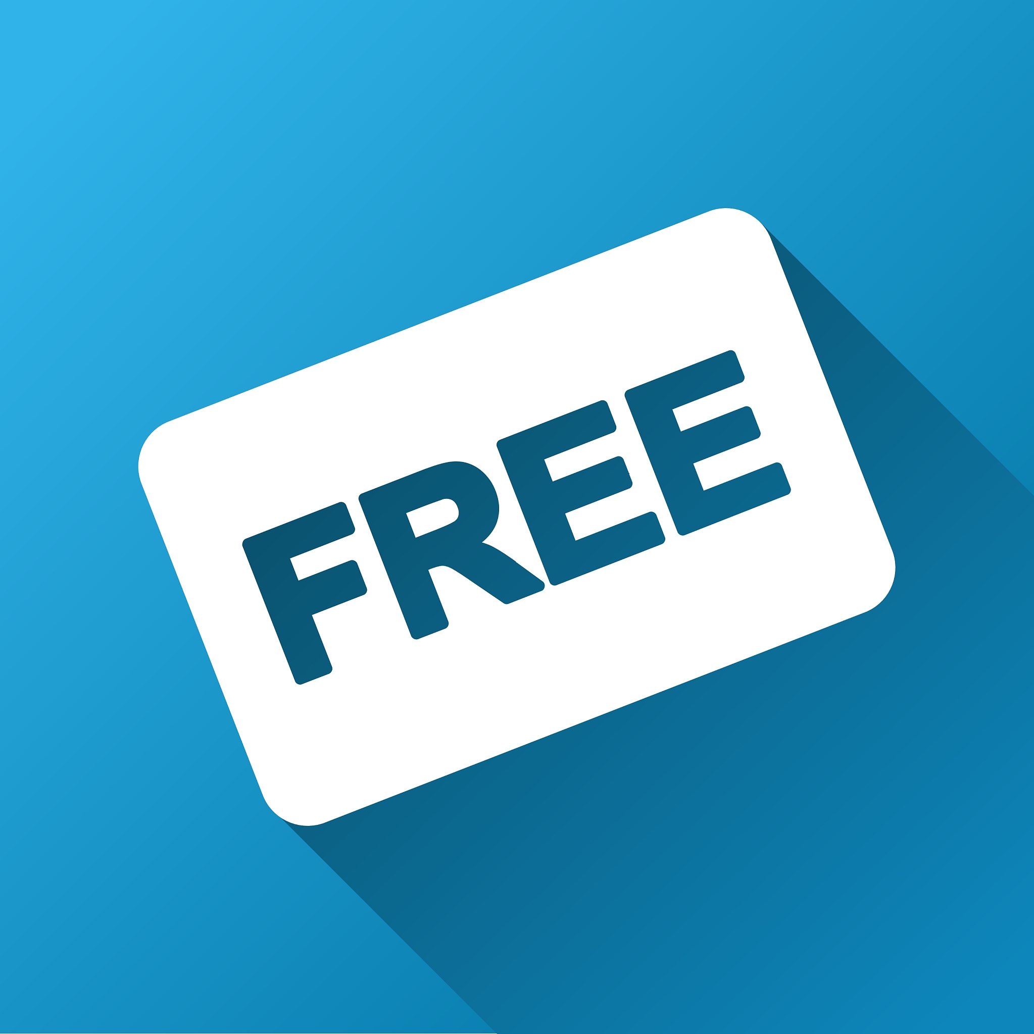 free card gradient square icon