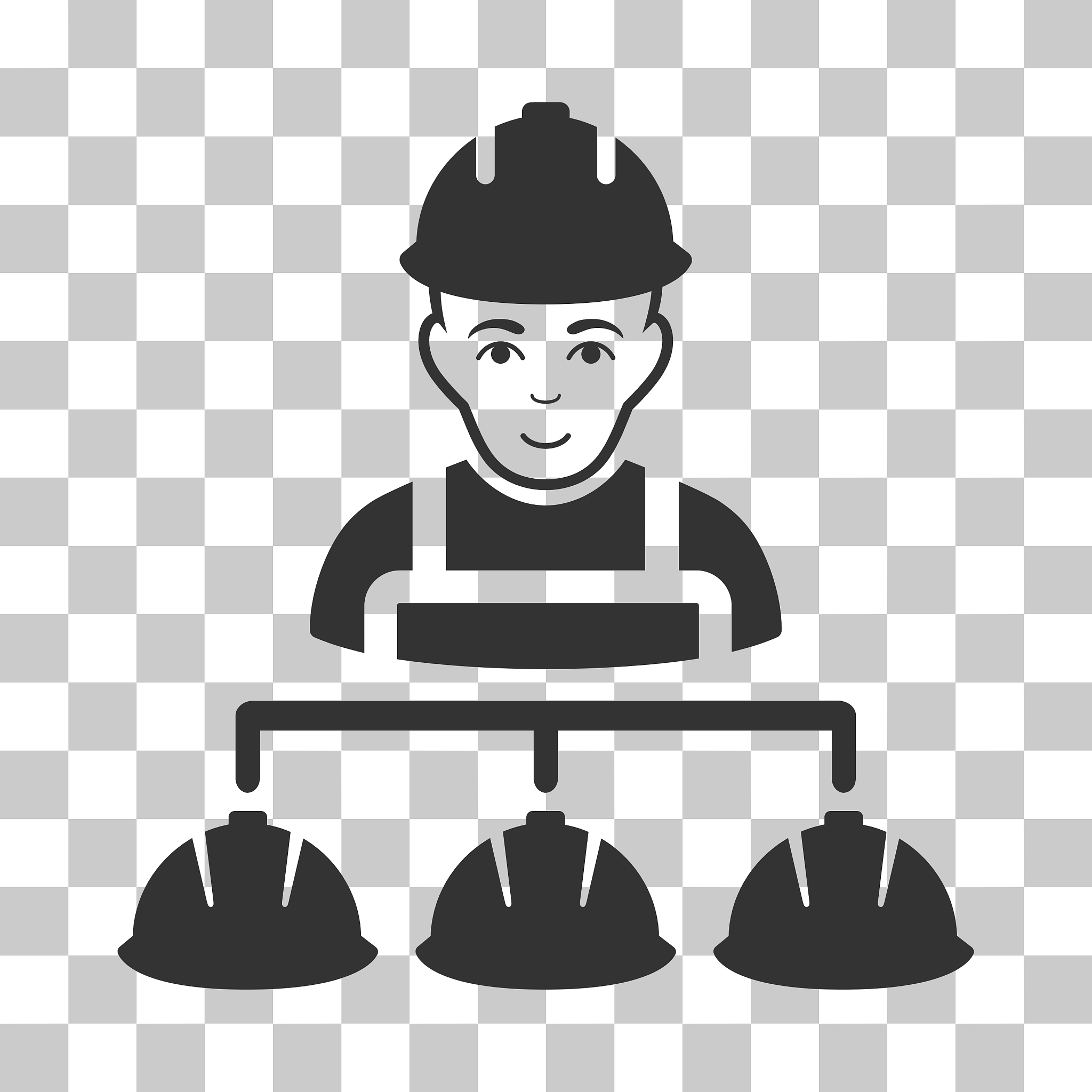 我是承包商所以我早上去工作剩下的时间处理办公室工作。为我工作的主管们整天都待在现场