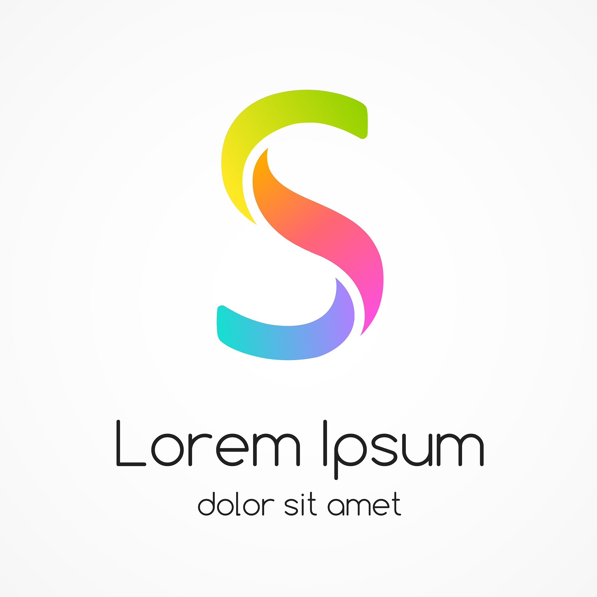 logo letter s company design template