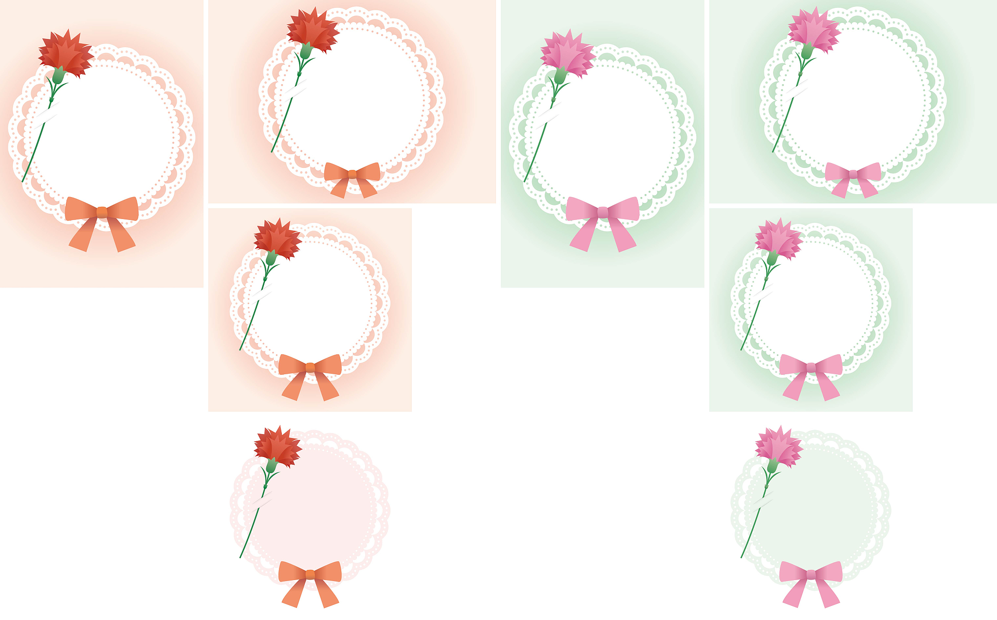 carnation-themed decorative background.a background that gave a 