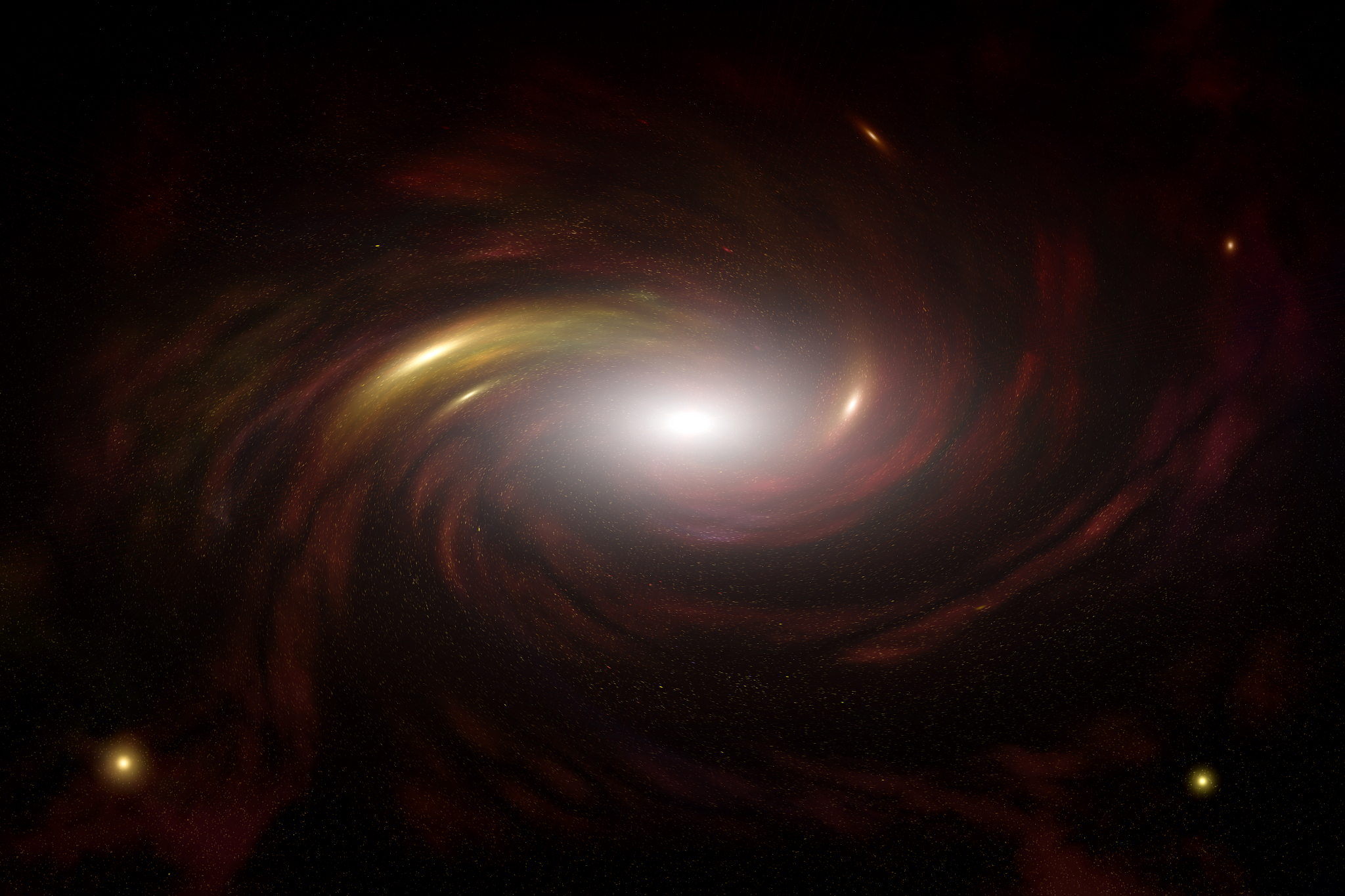 abstract galaxy and nebula illustration