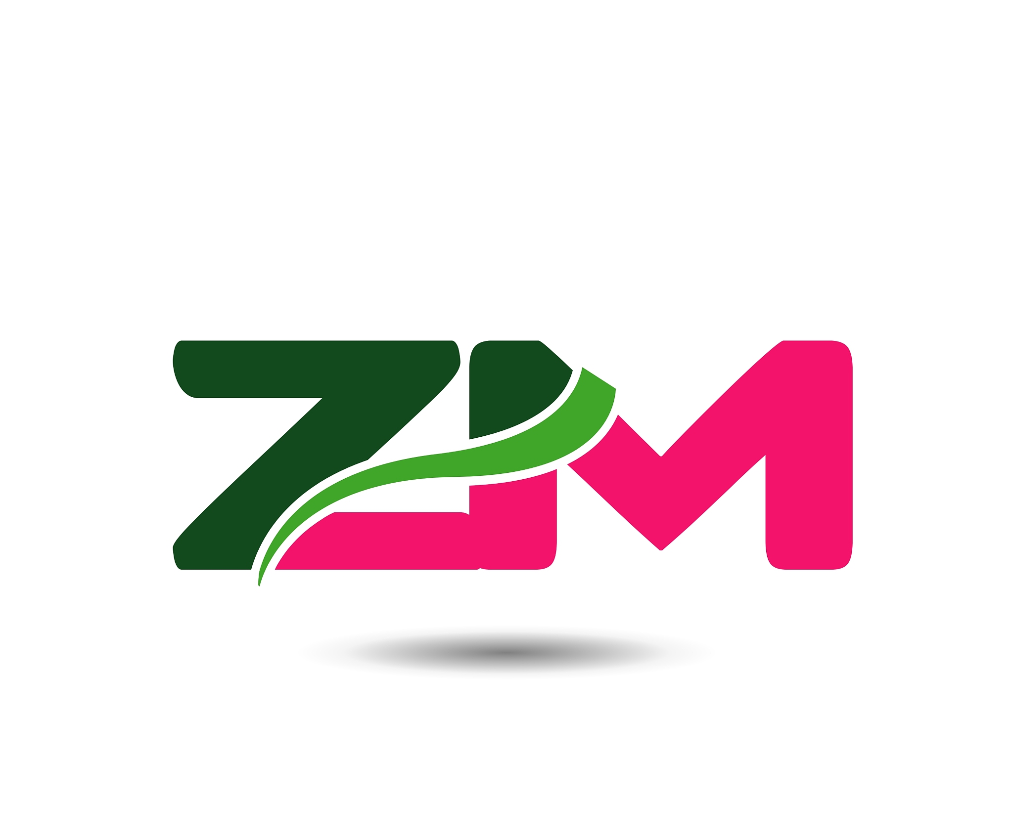 alphabet z and n letter logo