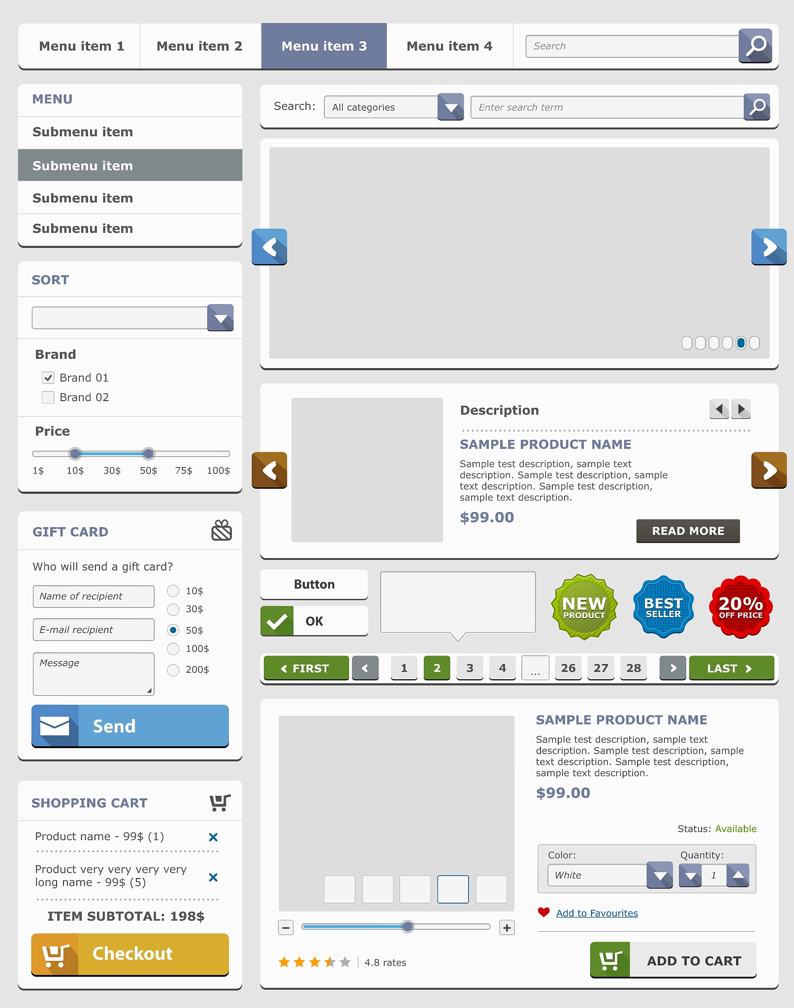 SpringBoot线上鞋城结算页订单商品清单Java代码示例