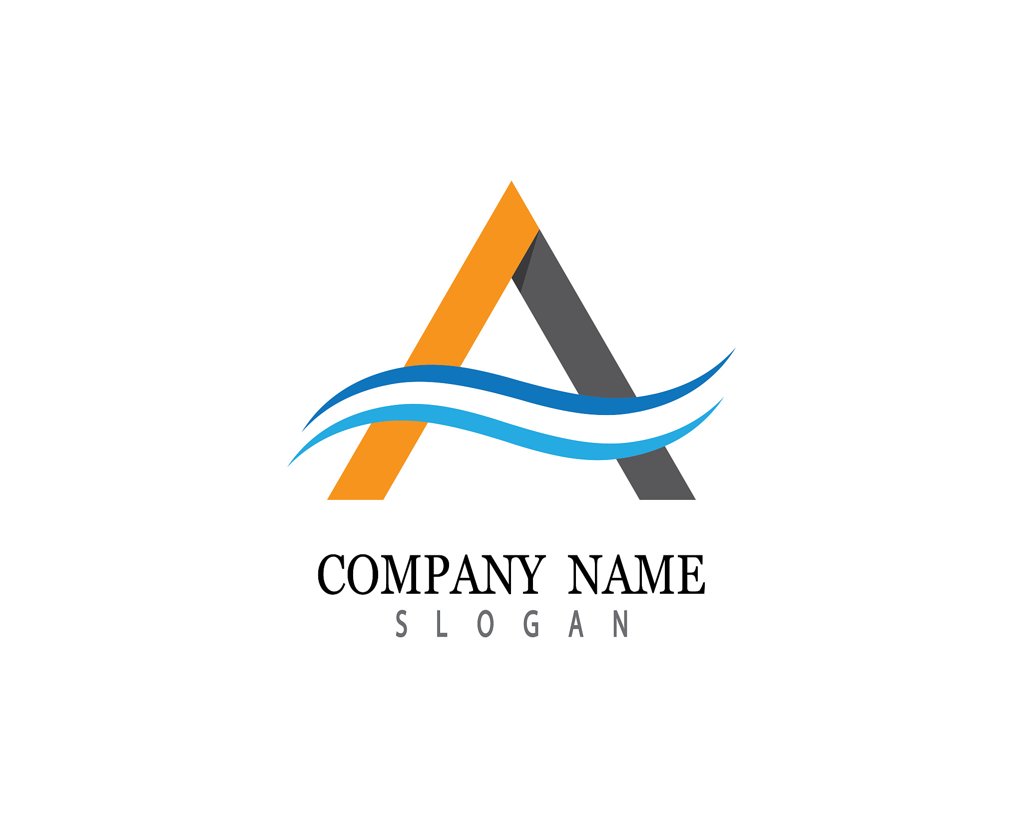 letter a symbol illustration design