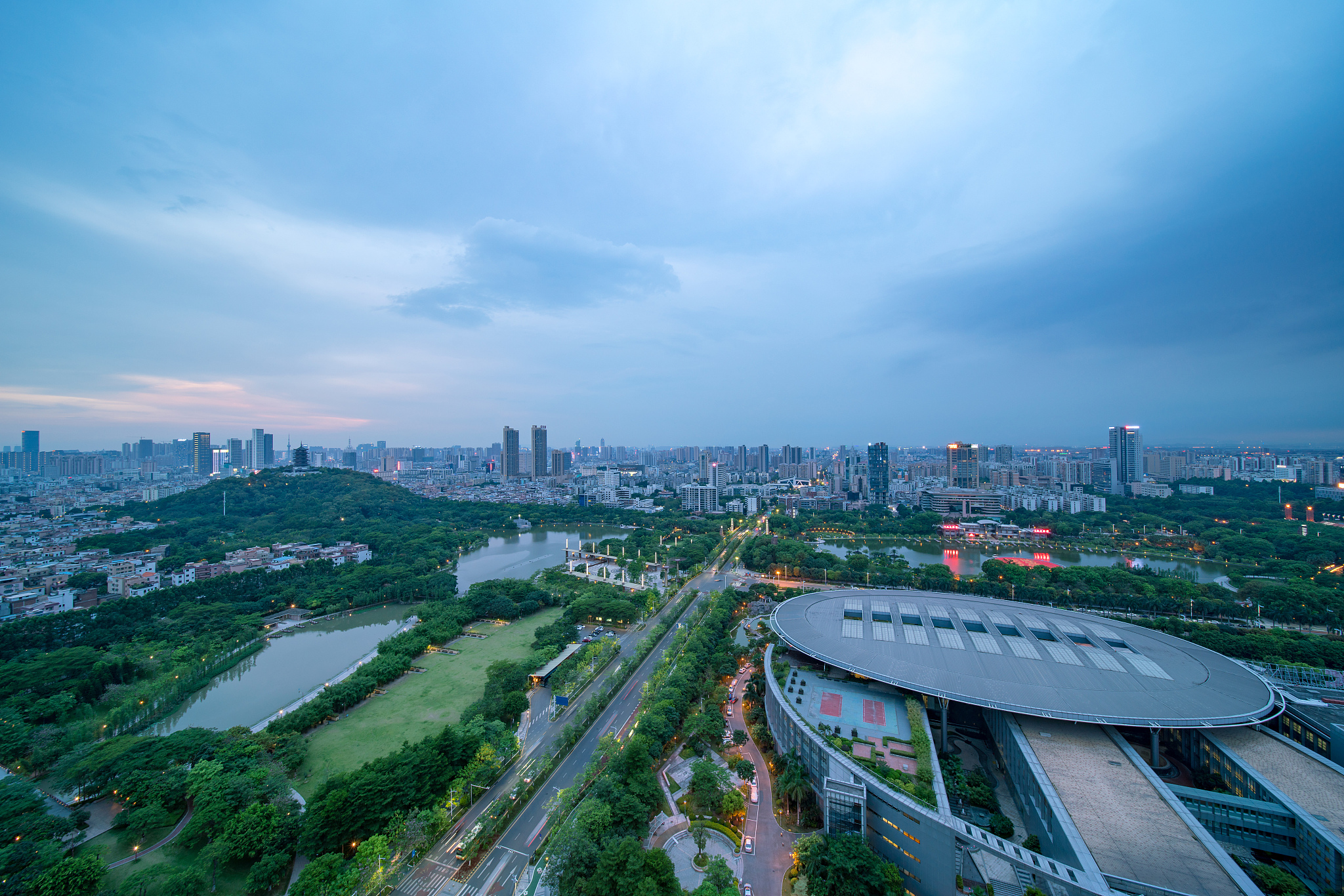 佛山市全景图