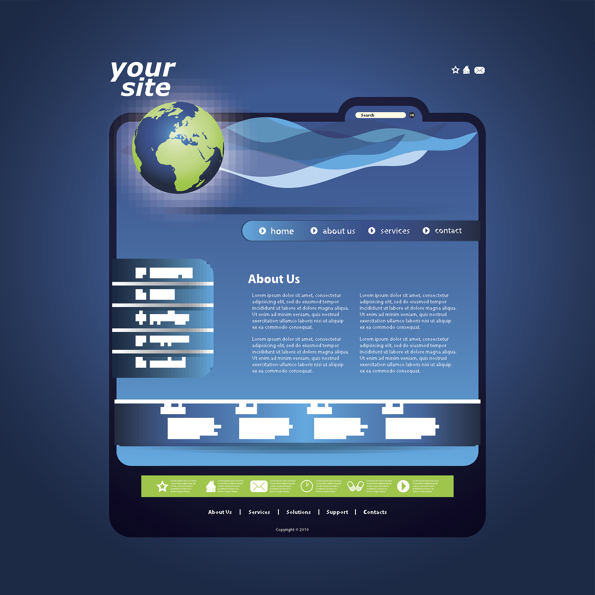 website template
