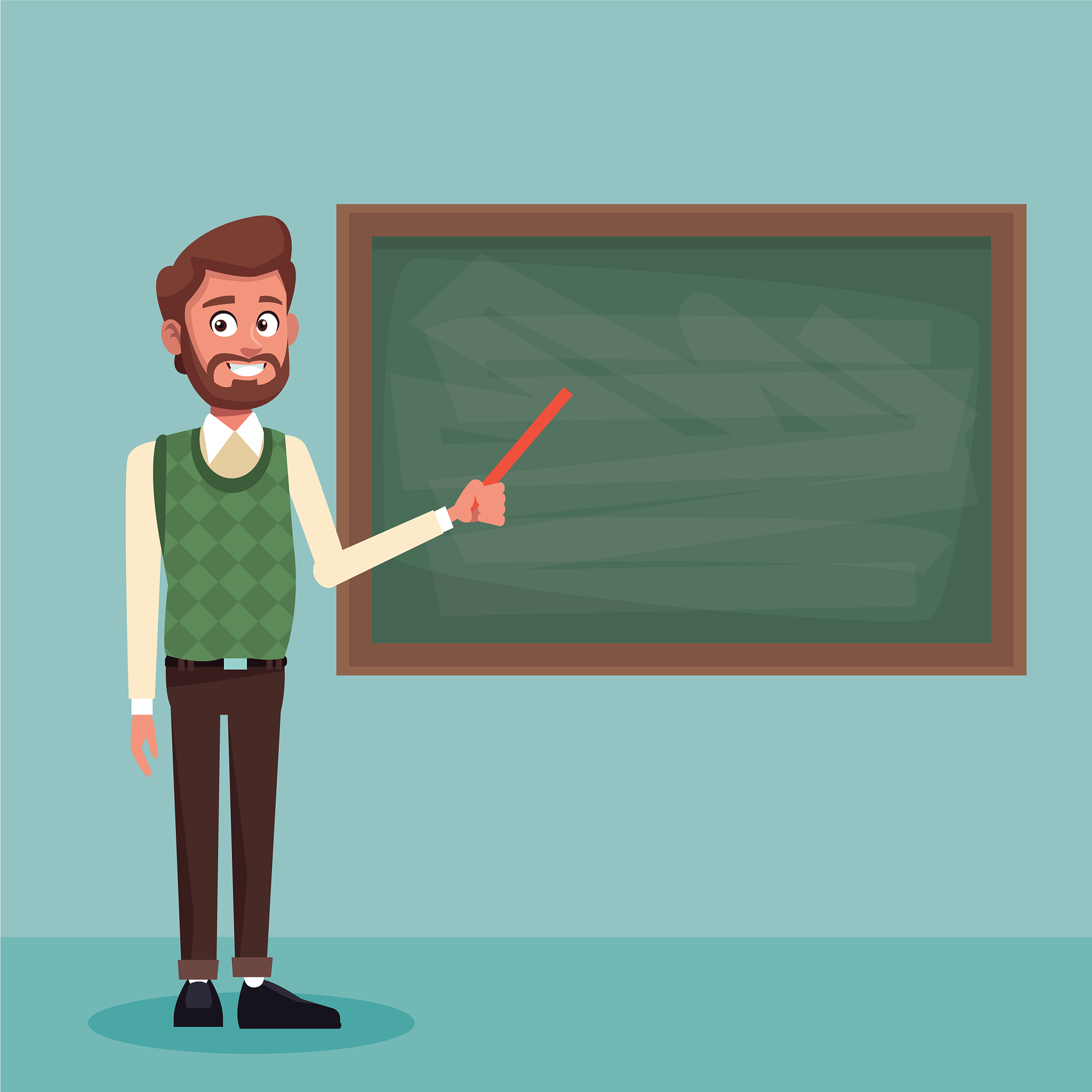 teacher in classroom