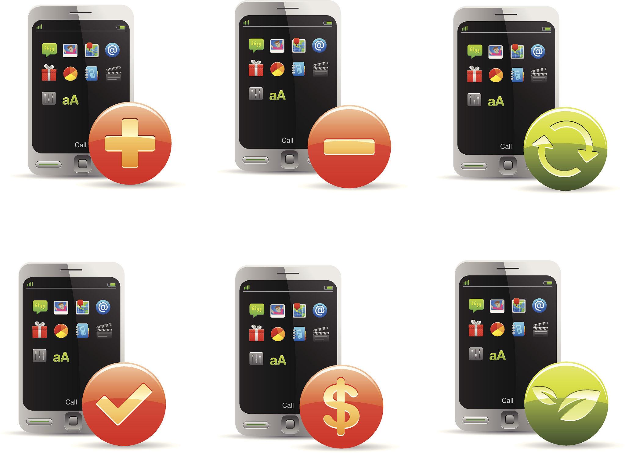smart phone buying contents icon