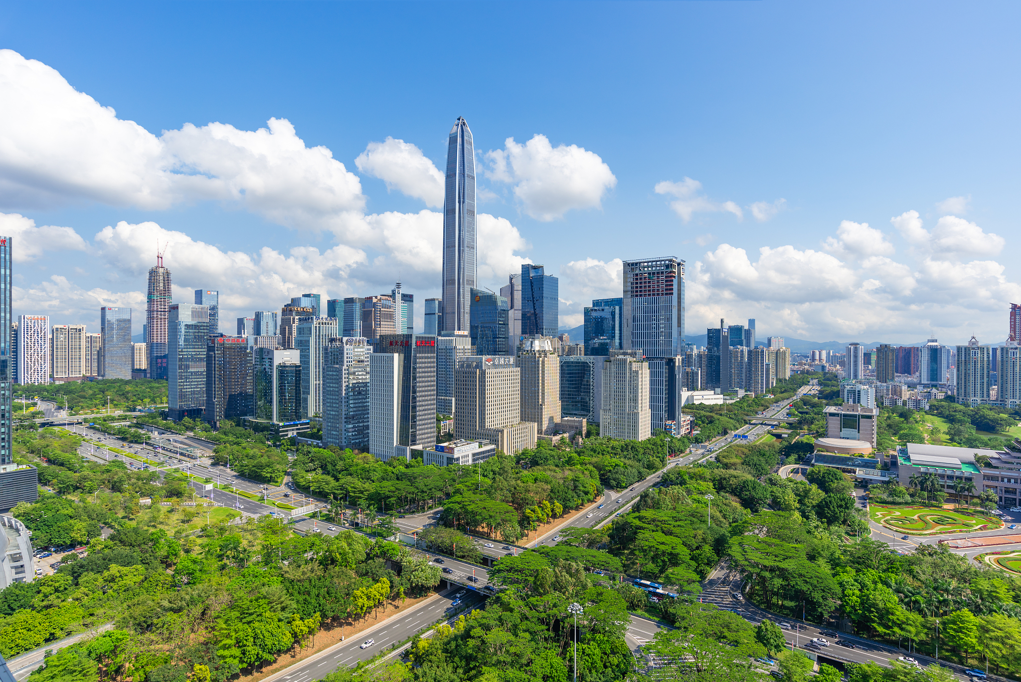 shenzhen skyline/shenzhen,china