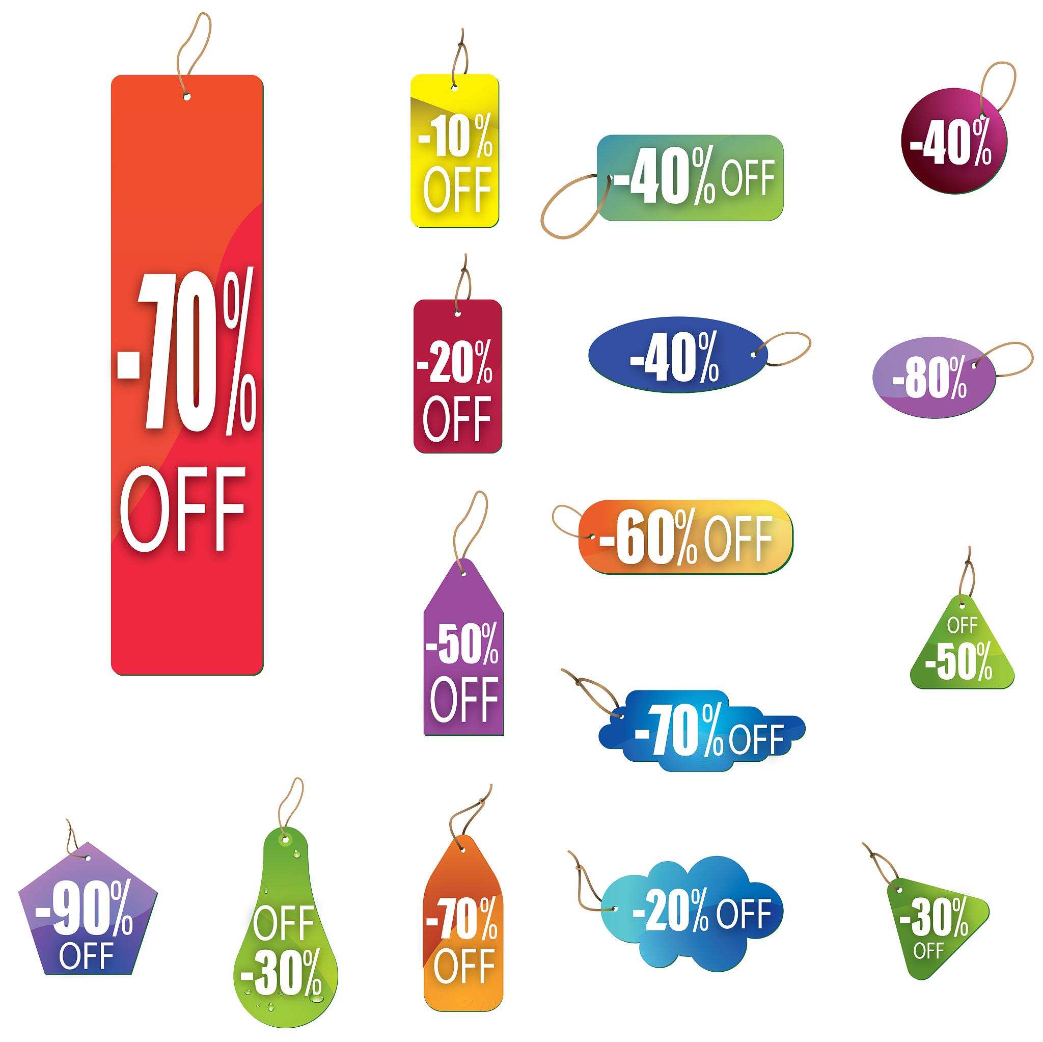 sale tag.