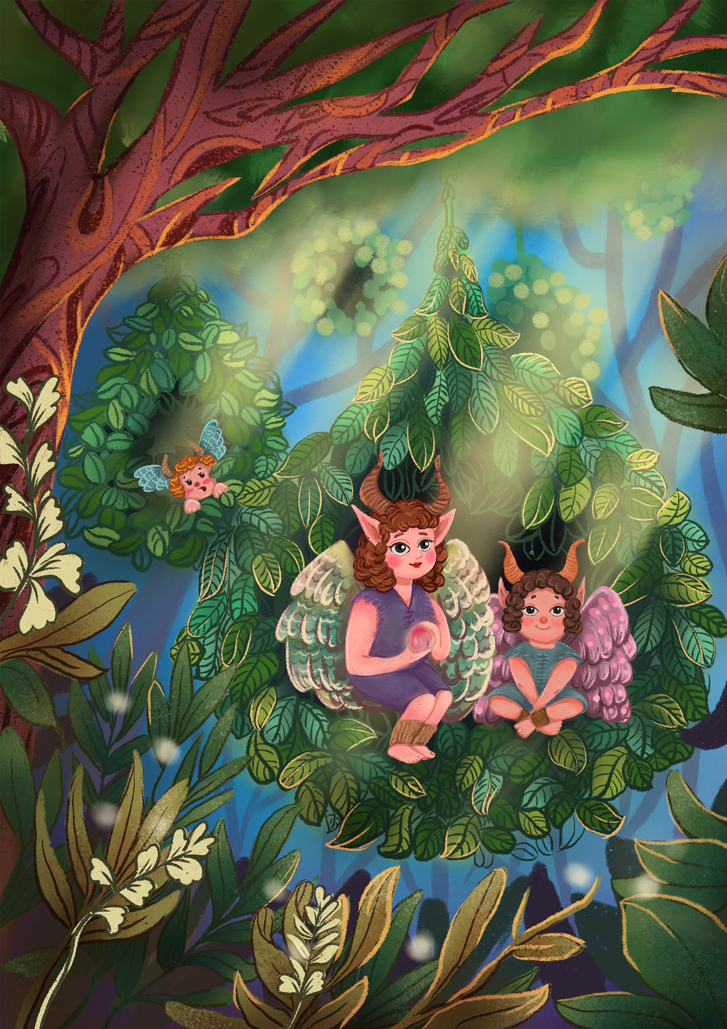 然后有一天 白马王子在森林遇害 被老虎救了 老虎把王子带回家治疗 从此公主认识了王子 最后是什么样子的