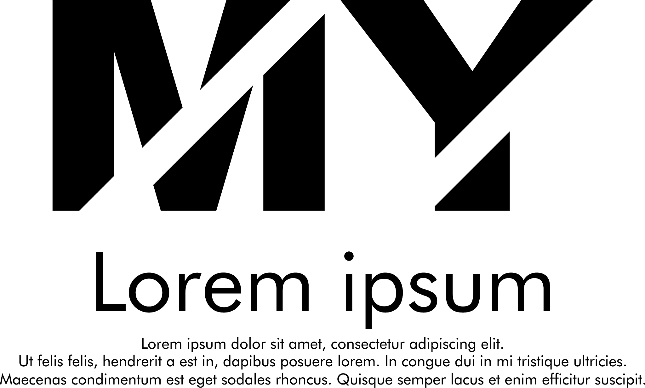 m y my initial abstract logo concept