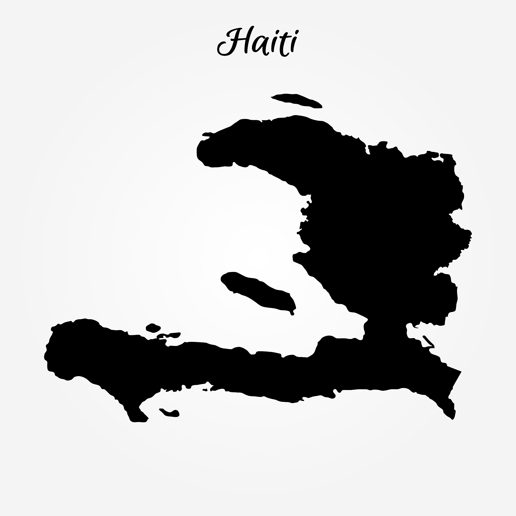 map of haiti