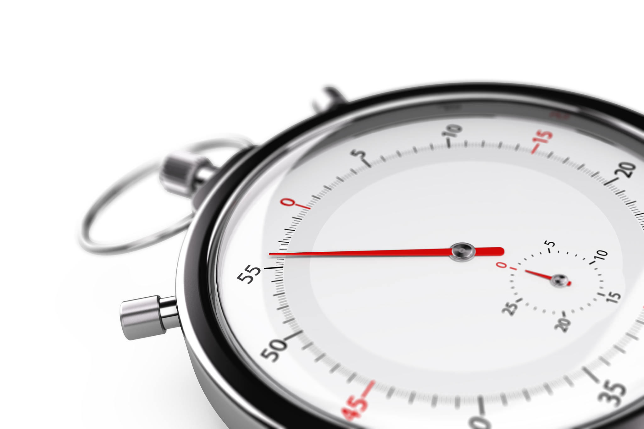stopwatch, less than one minute