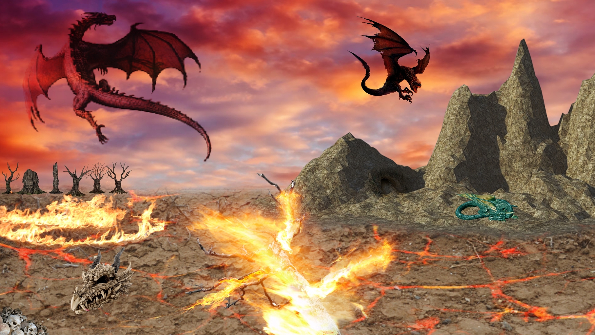 龙骑士与巨龙:一场惊险的冒险之旅 龙骑士与巨龙:一场惊险的冒险之旅