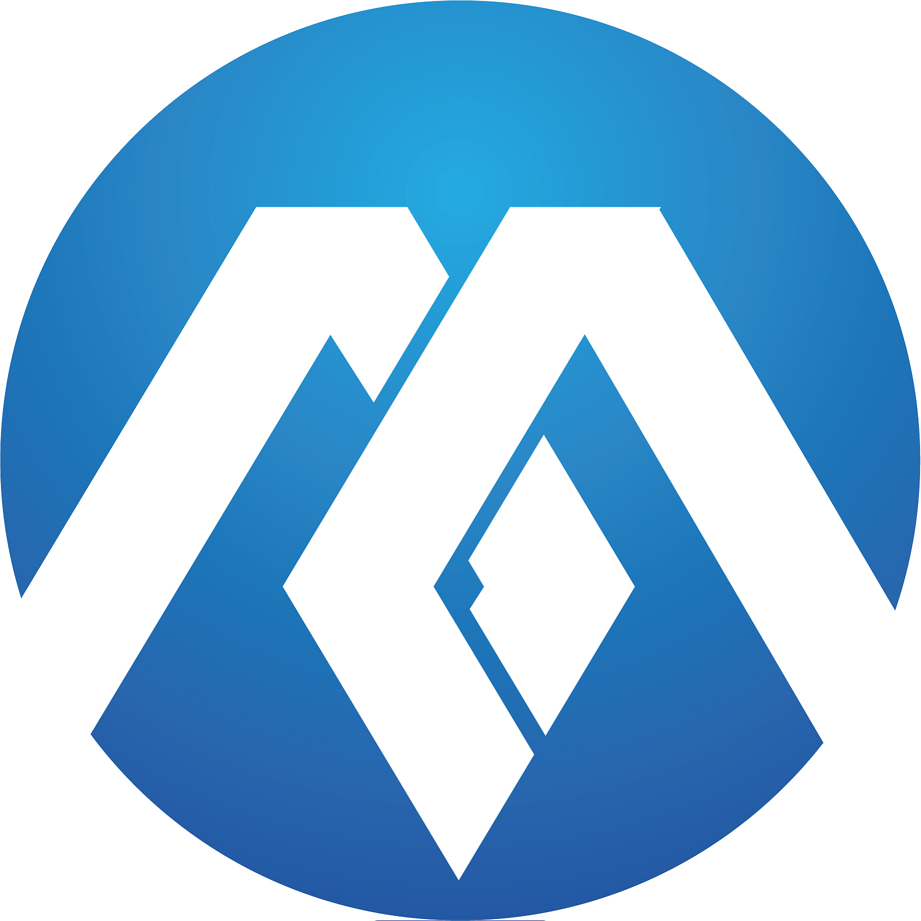 m letter logo template design