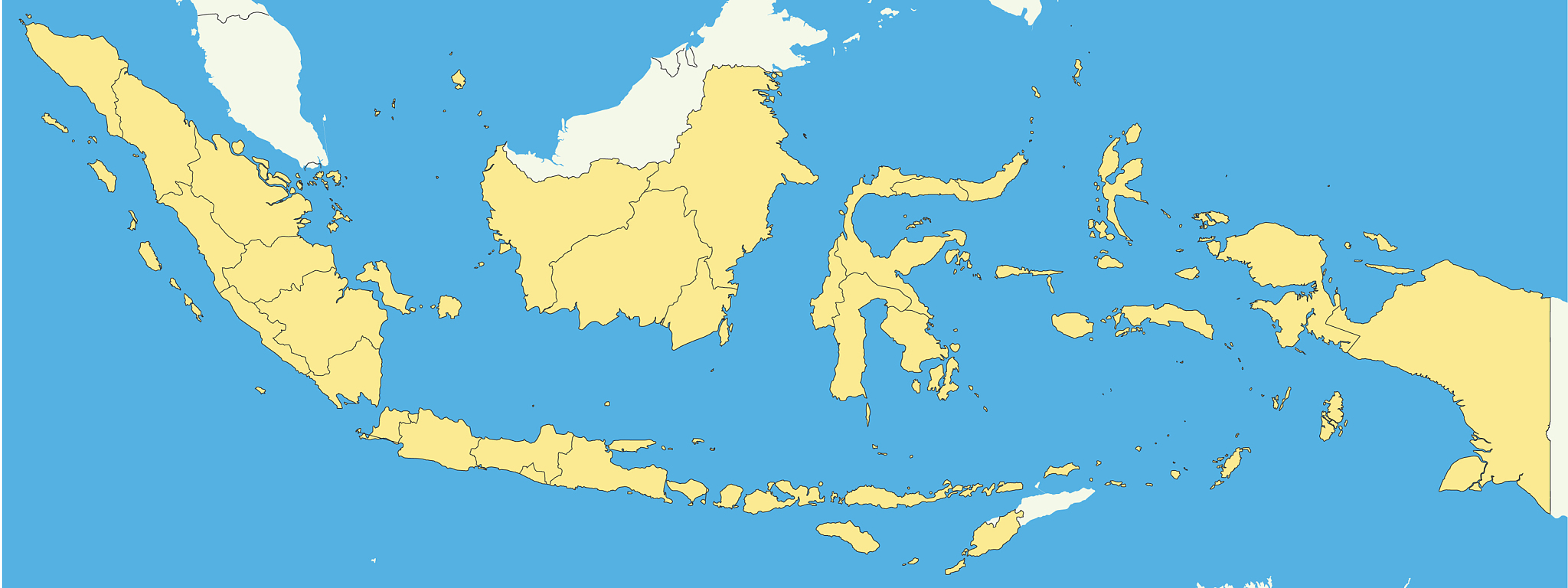 high quality map with borders