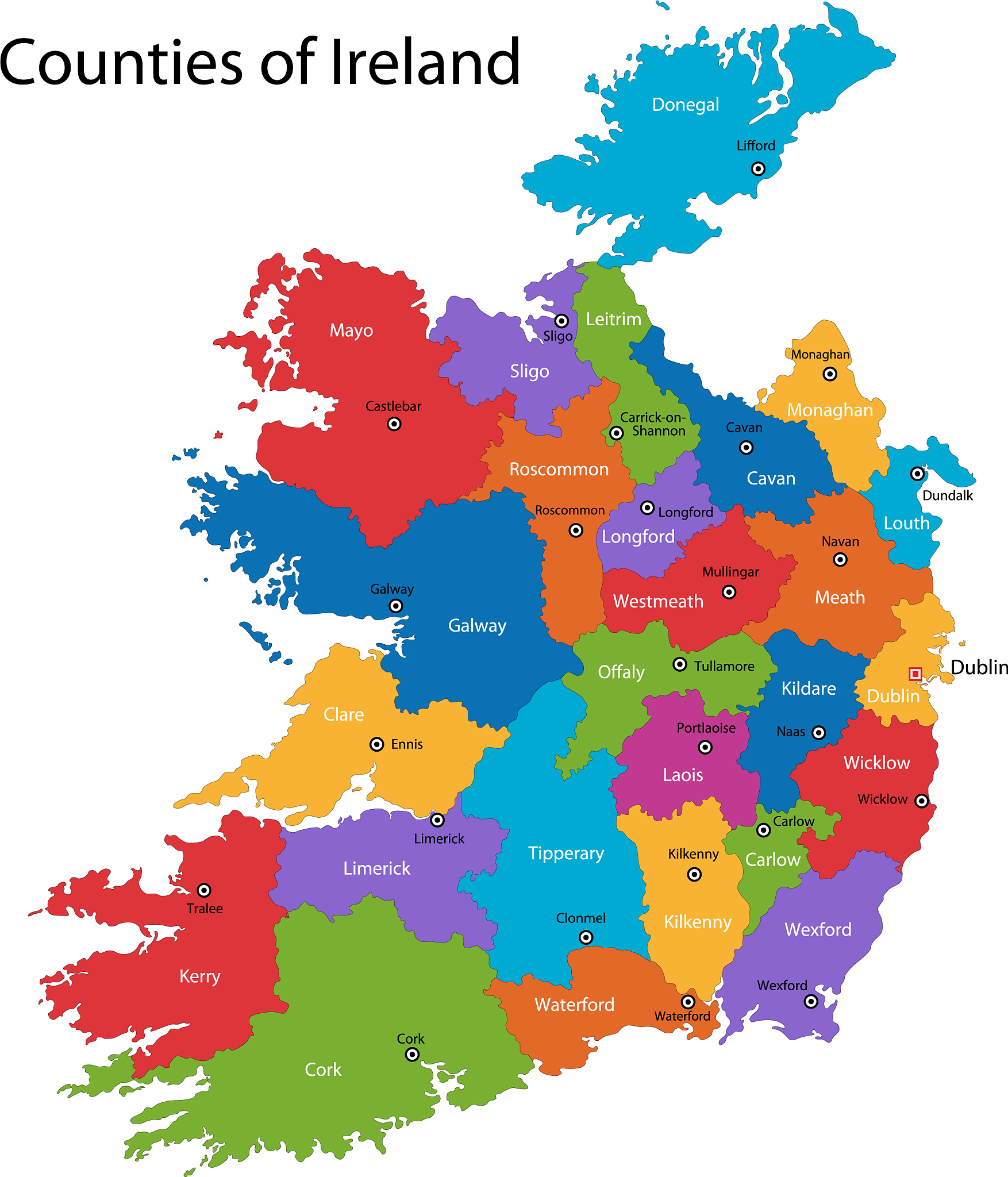 ireland map