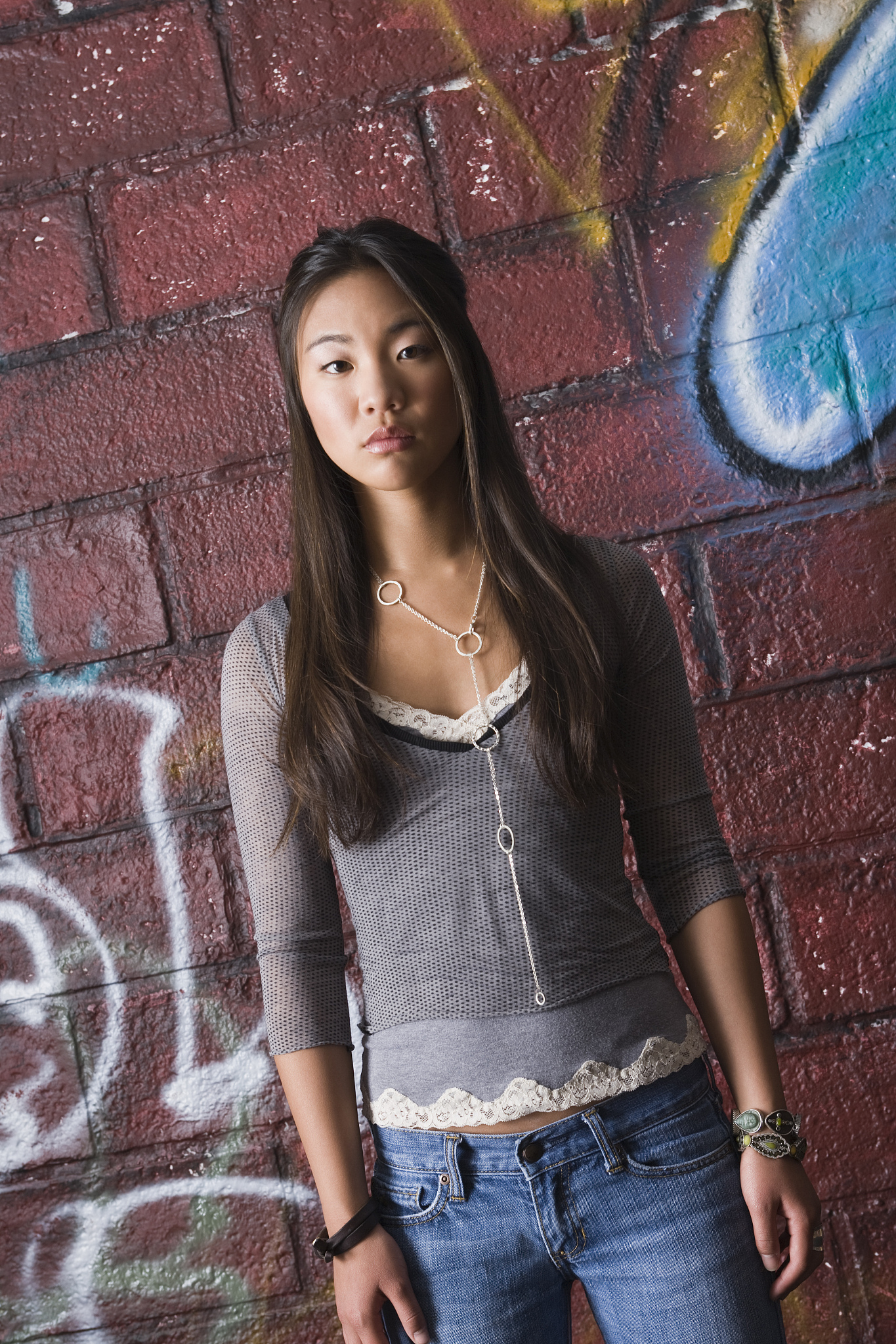 portrait of teenage girl