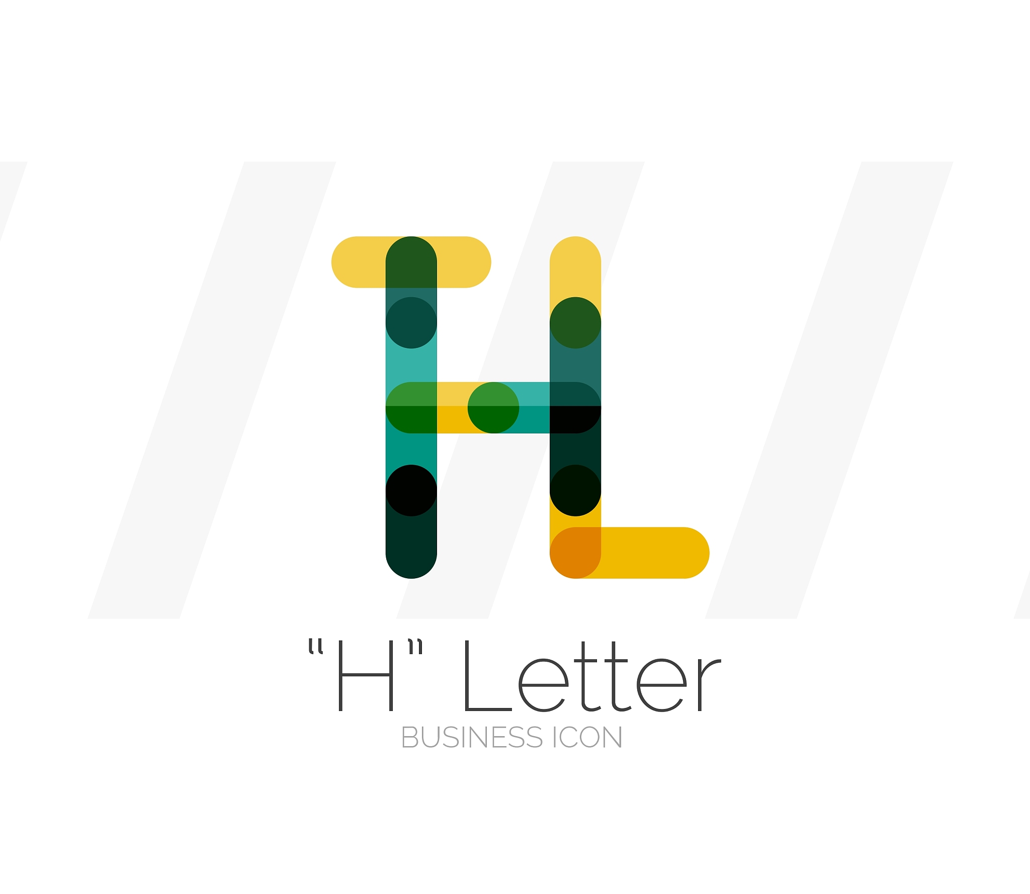 h letter logo minimal line design