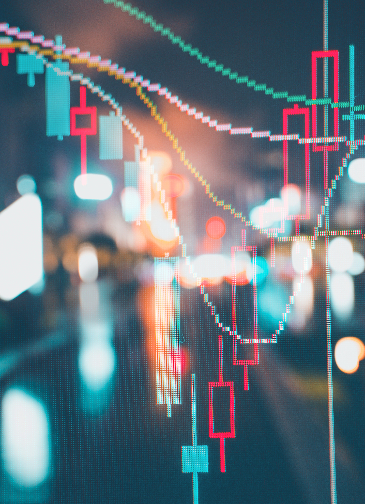 stock market data background
