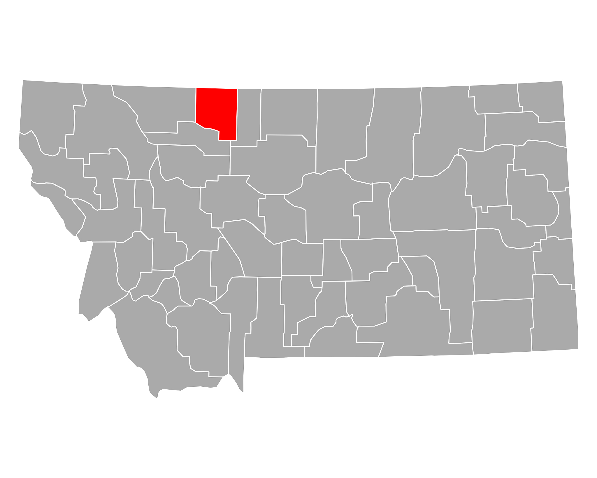 map of toole in montana