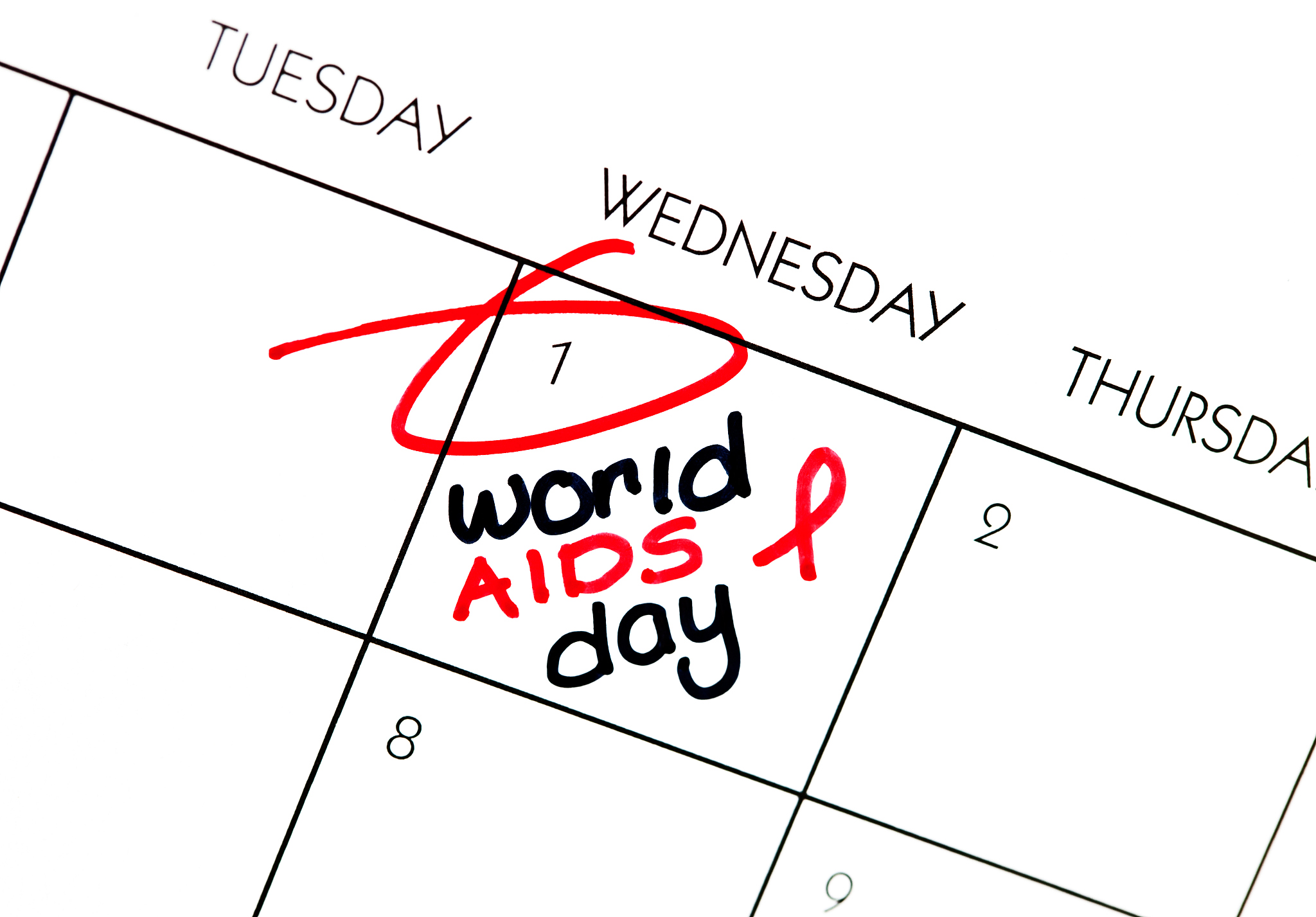 calendar series world aids day