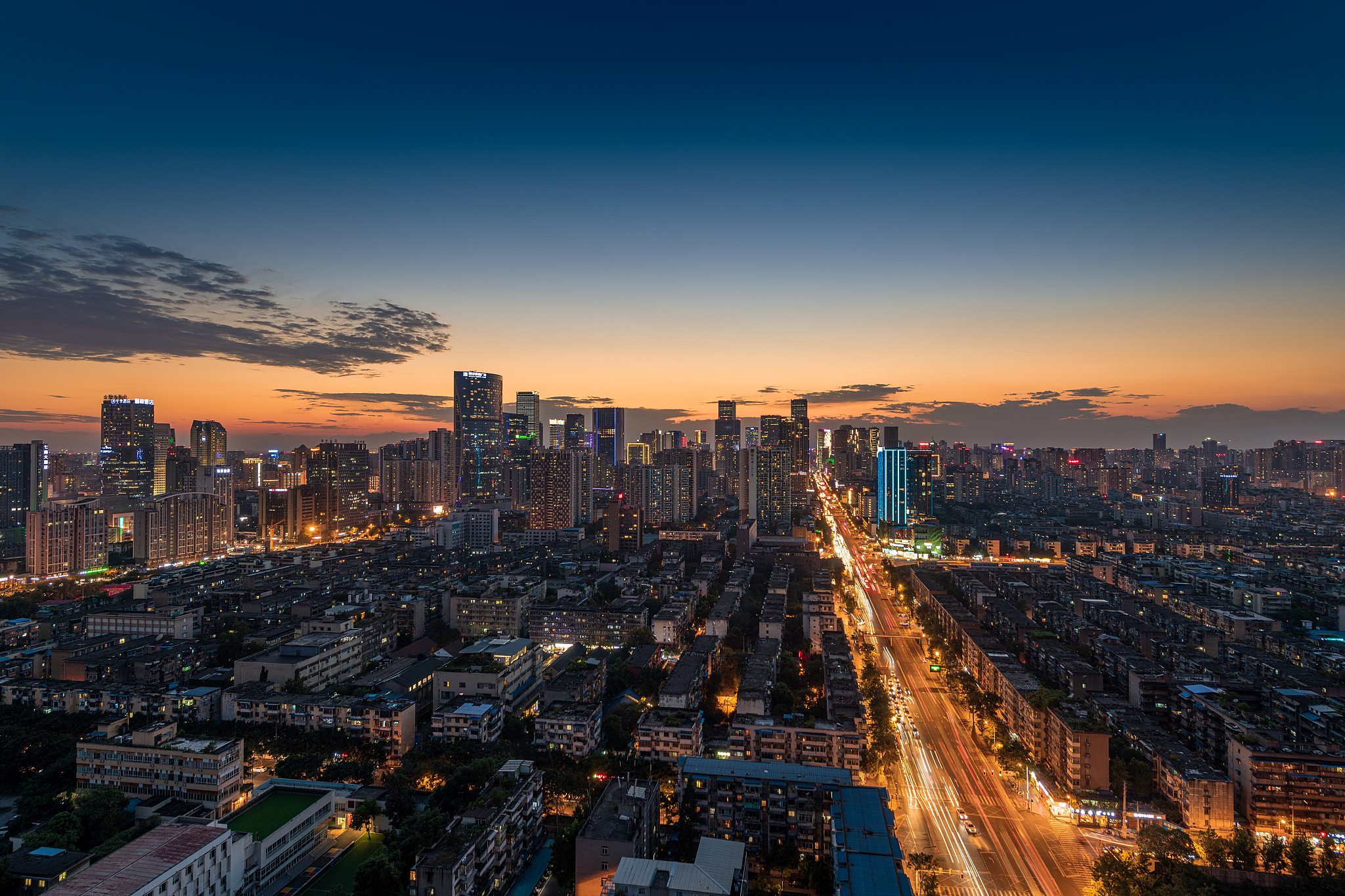 成都夜景