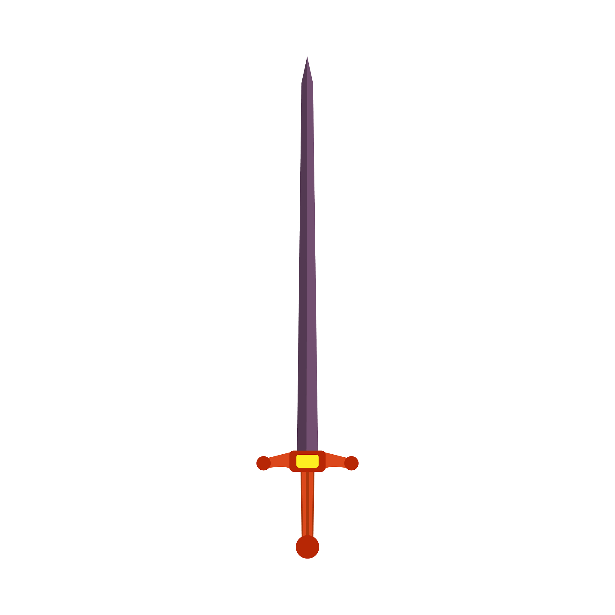 sword icon medieval weapon symbol isolated war
