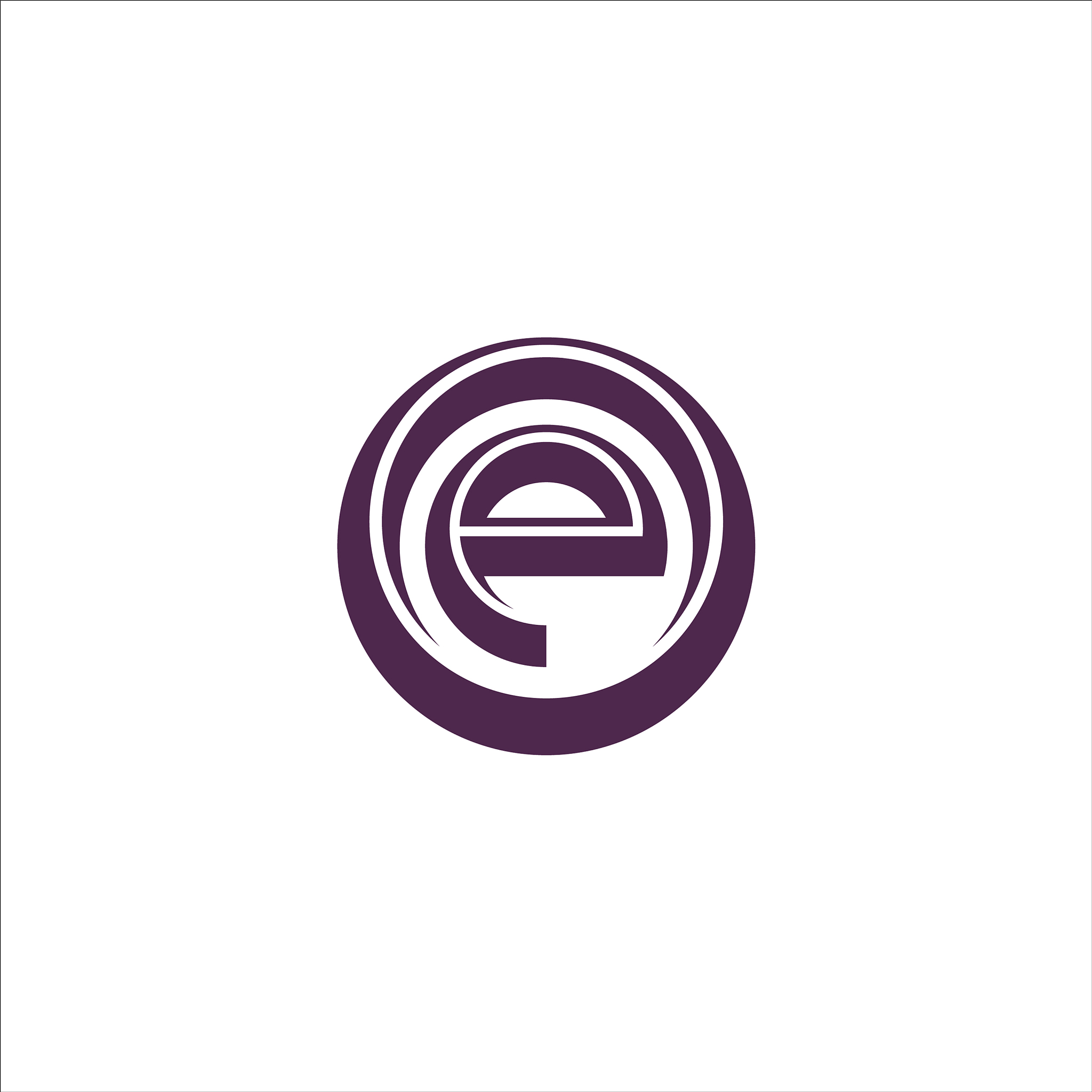 initial letter eo or oe logo design template