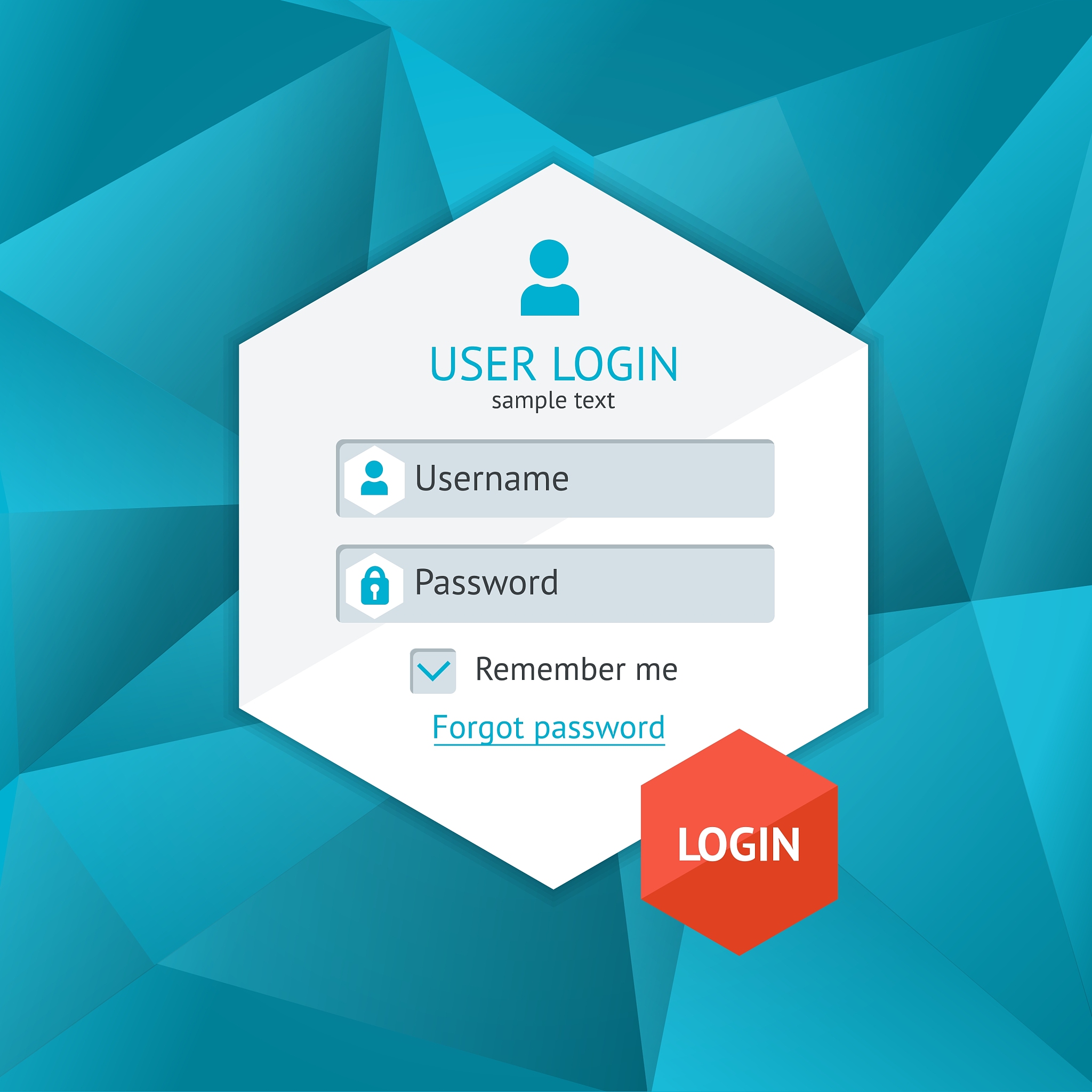 login form page