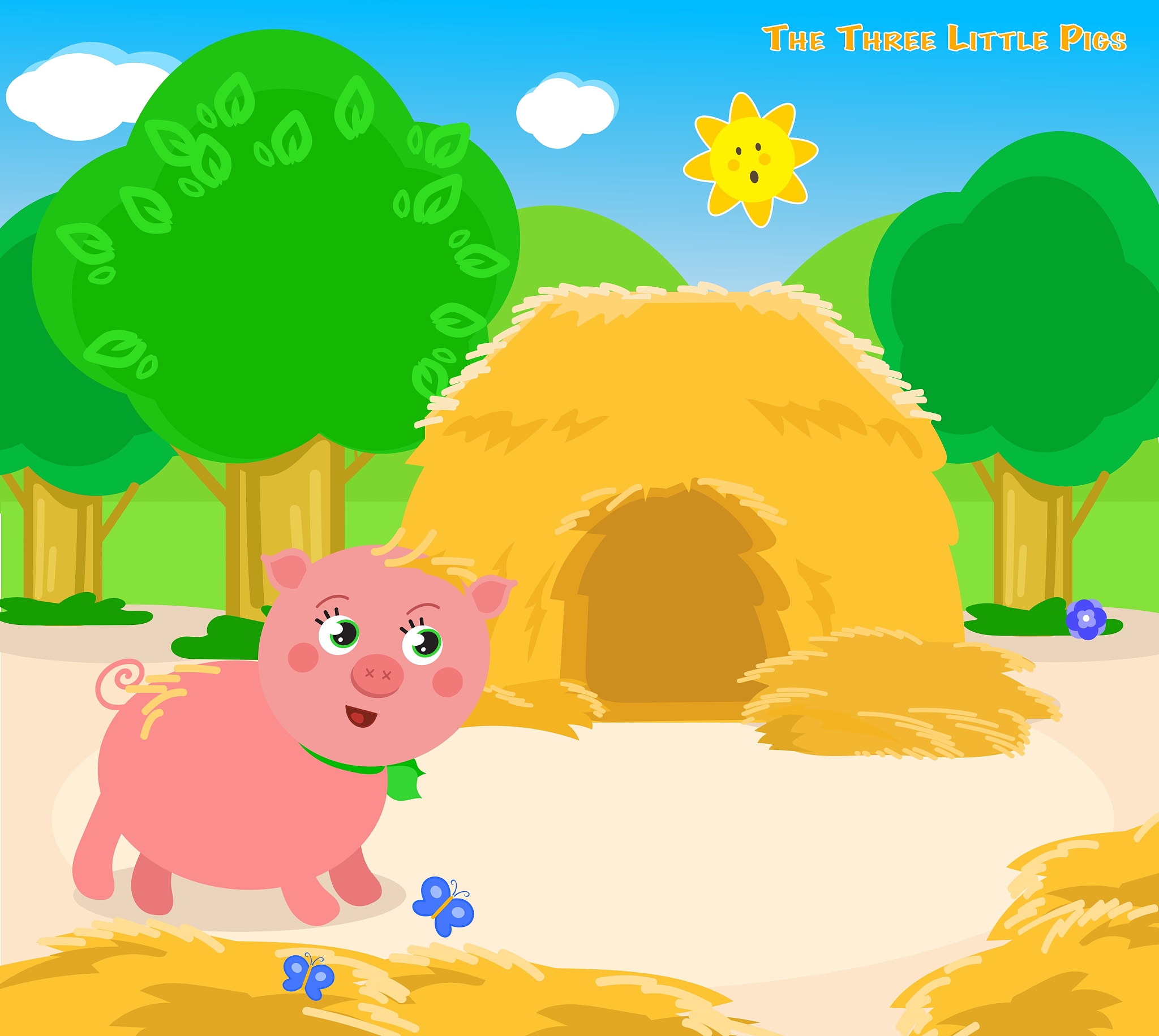 三个小猪和坚固的房子：一个关于团结和智慧的故事