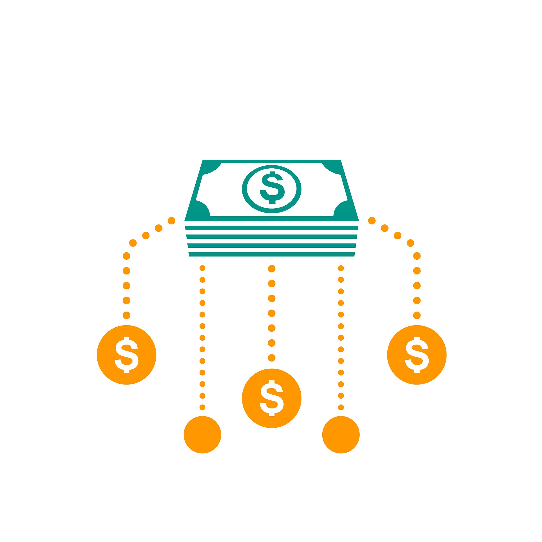 financial assets diversification icon