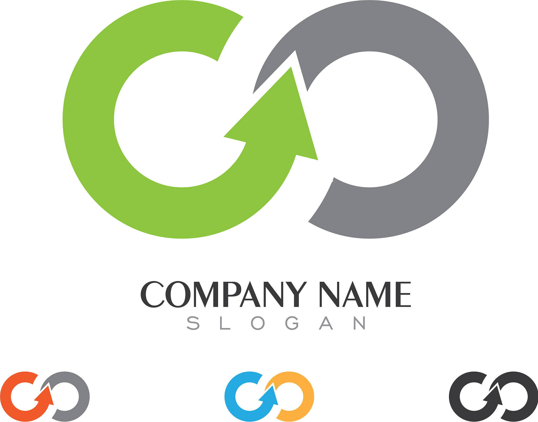 infinity logo template