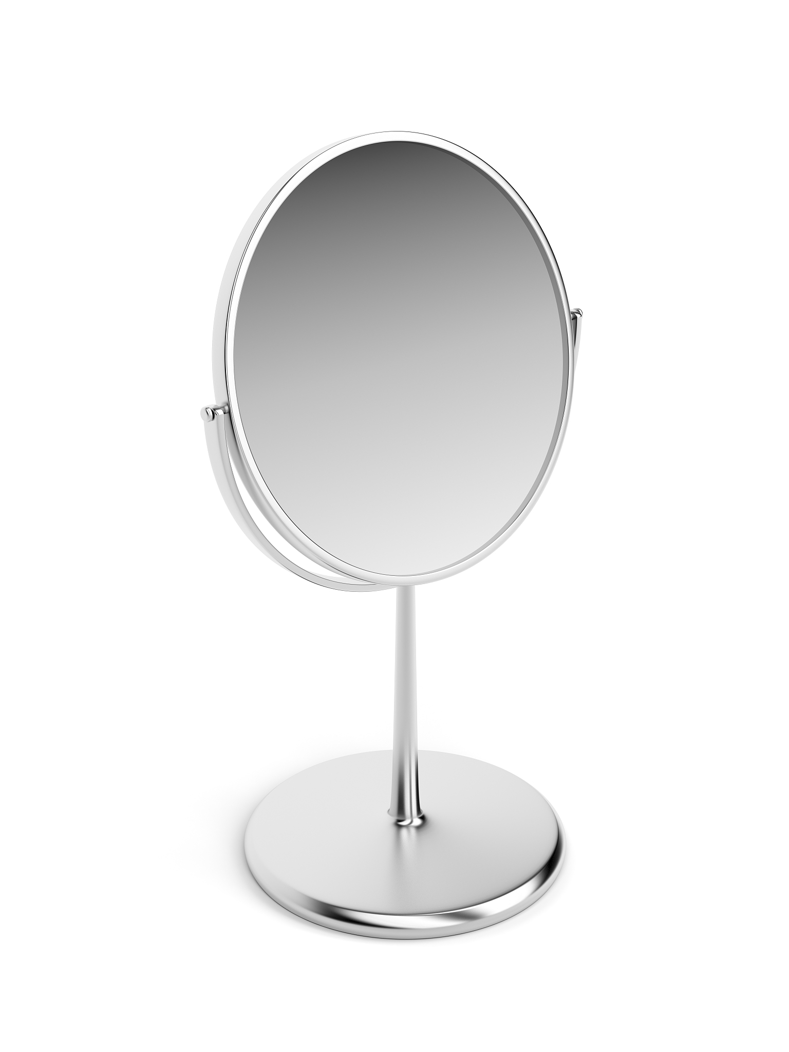 write a listing about 8 Inch LED Wall Mount Two-Sided Magnifying Makeup Vanity Mirror 12 Inch Extension Chrome Finish 1X/3X Magnification Plug 360 Degree Rotation Waterproof Button Shaving Mirror